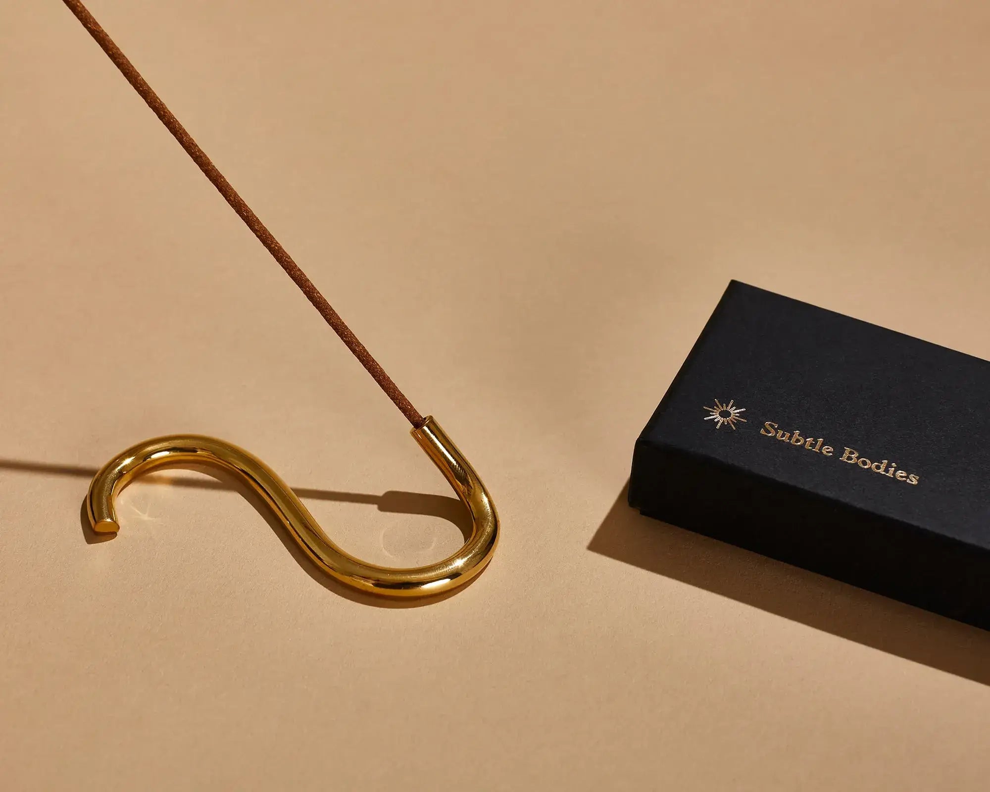 Subtle Bodies - Brass Incense Holder I