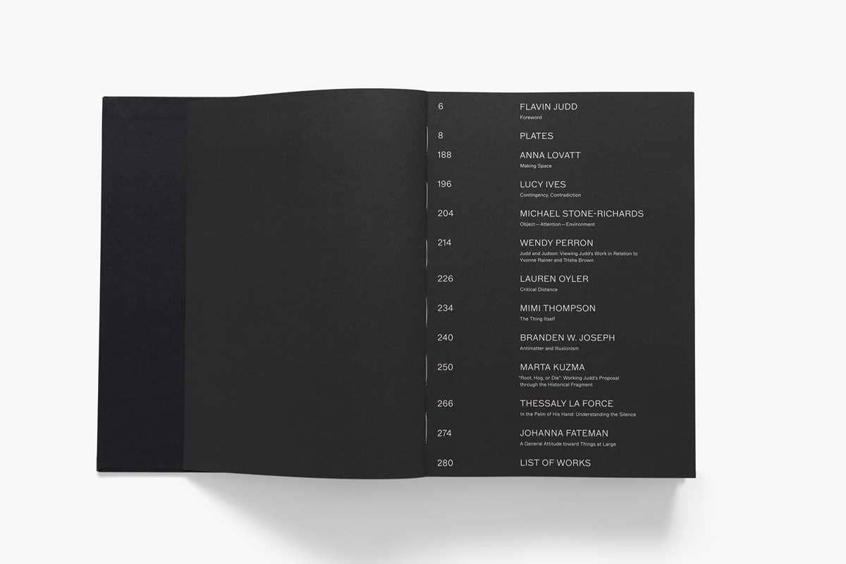 Donald Judd: Artworks 1970–1994