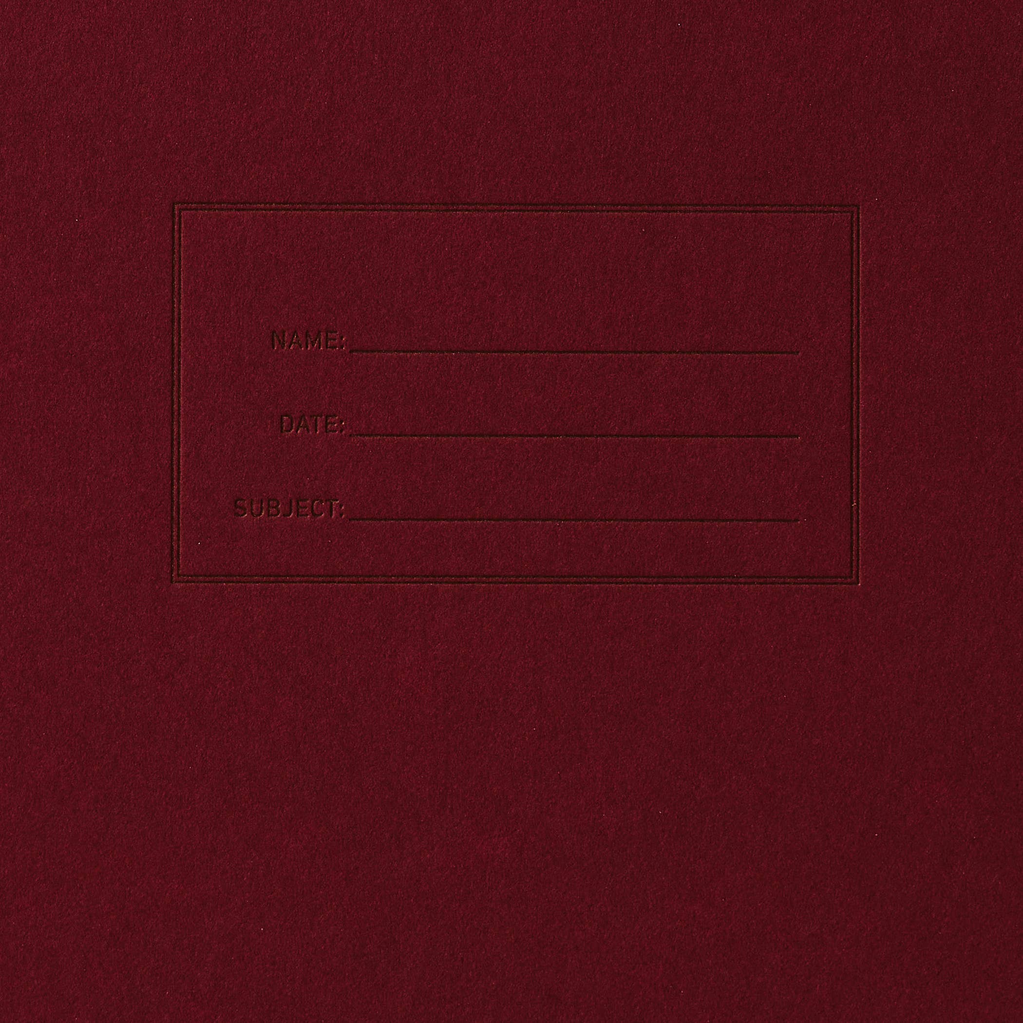 Shorthand Press - Standard Notebook - Pinot - Graph