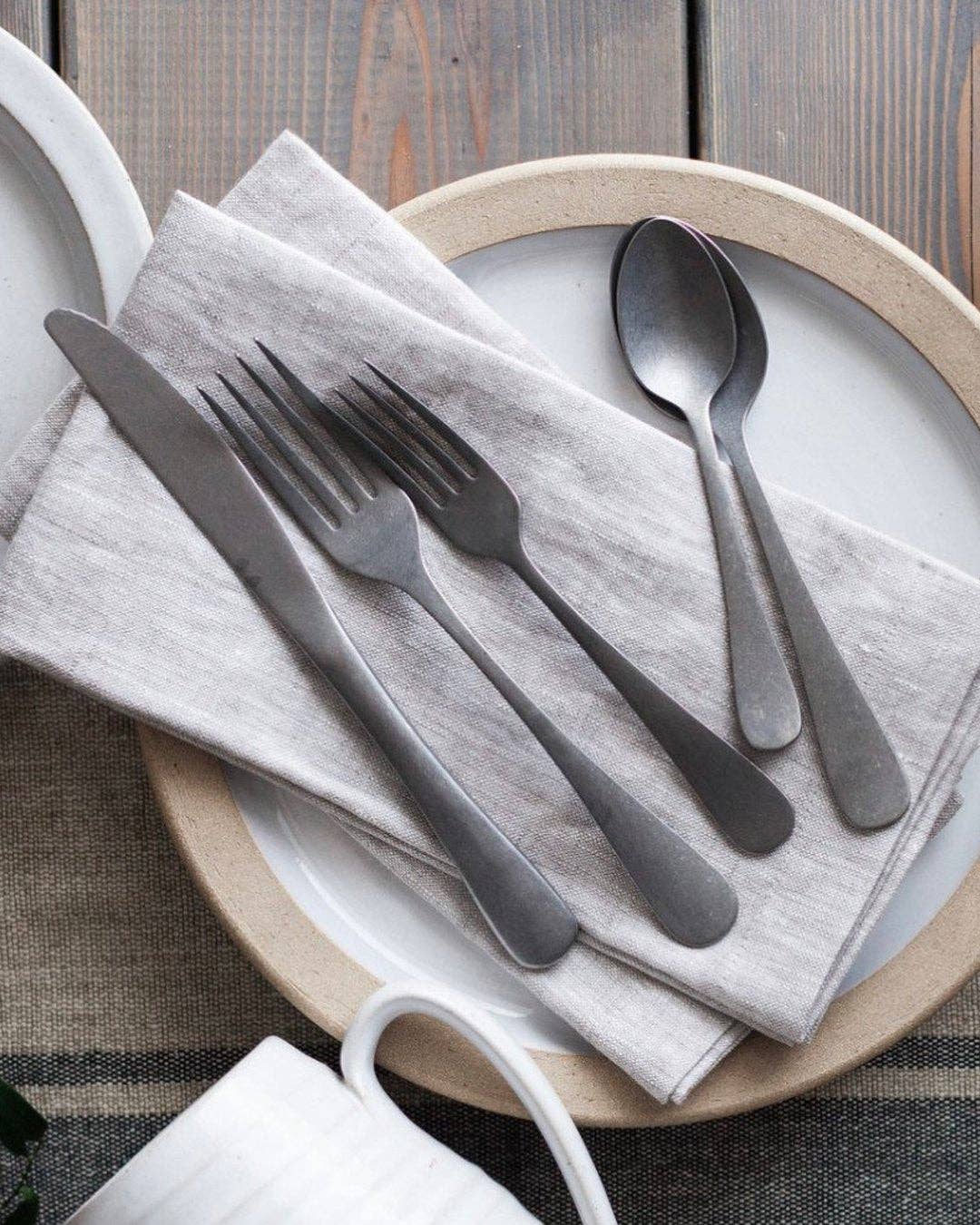 Farmhouse Pottery - Woodstock Flatware - 5 Piece Set