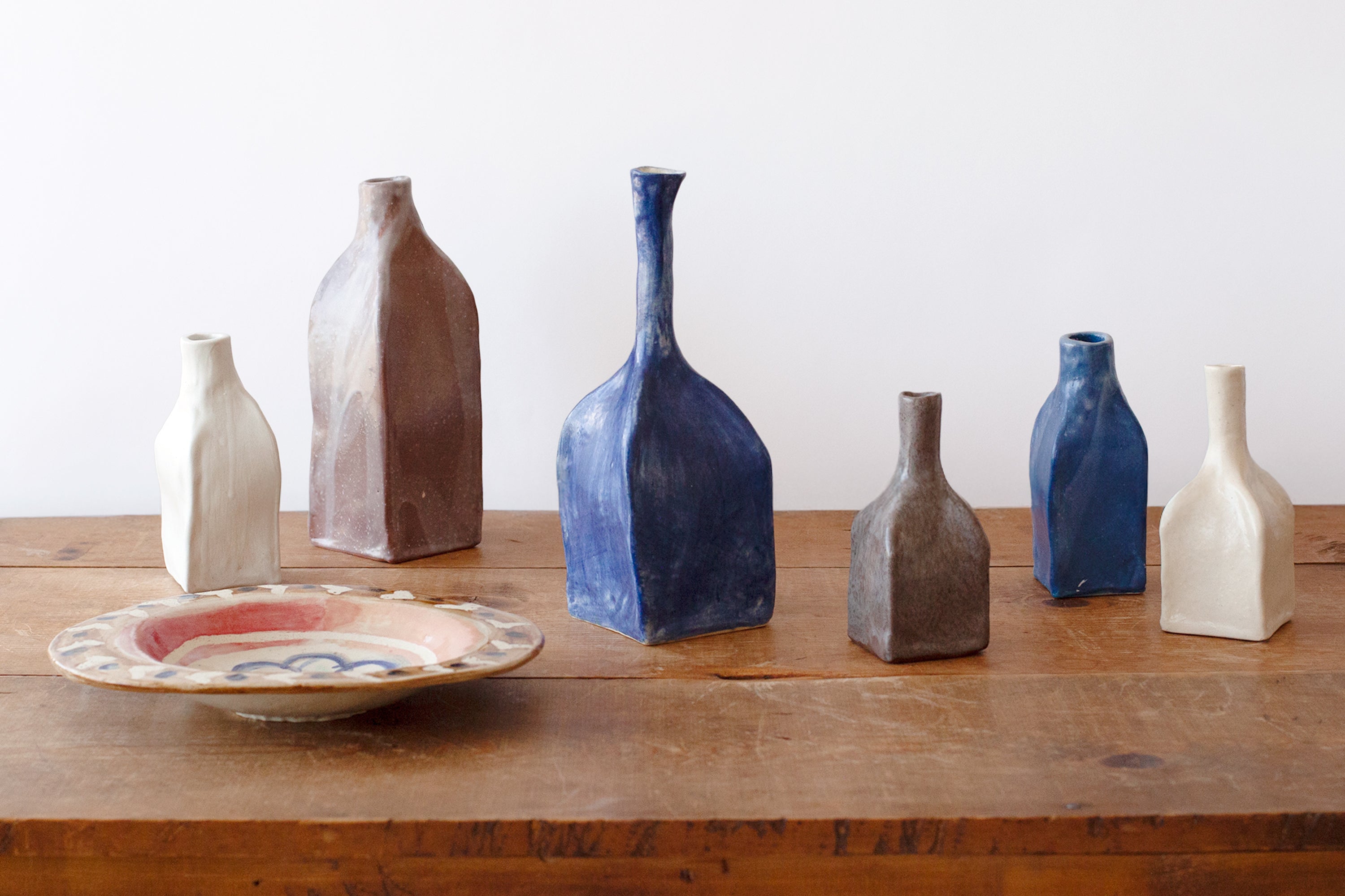 Large Bottle No. 4 - Blue Matte