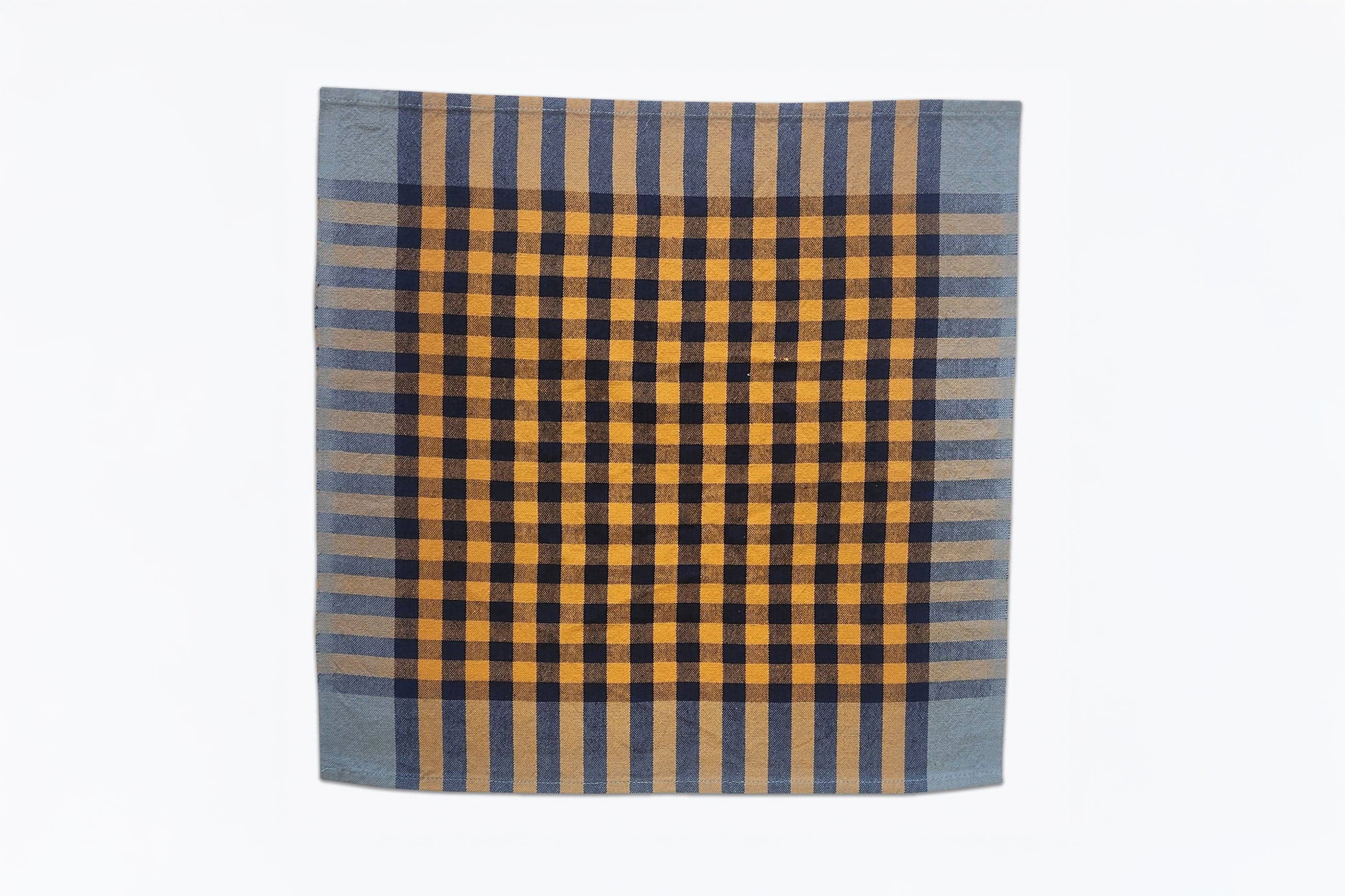 All Roads - Grid Napkin Pair - Storm