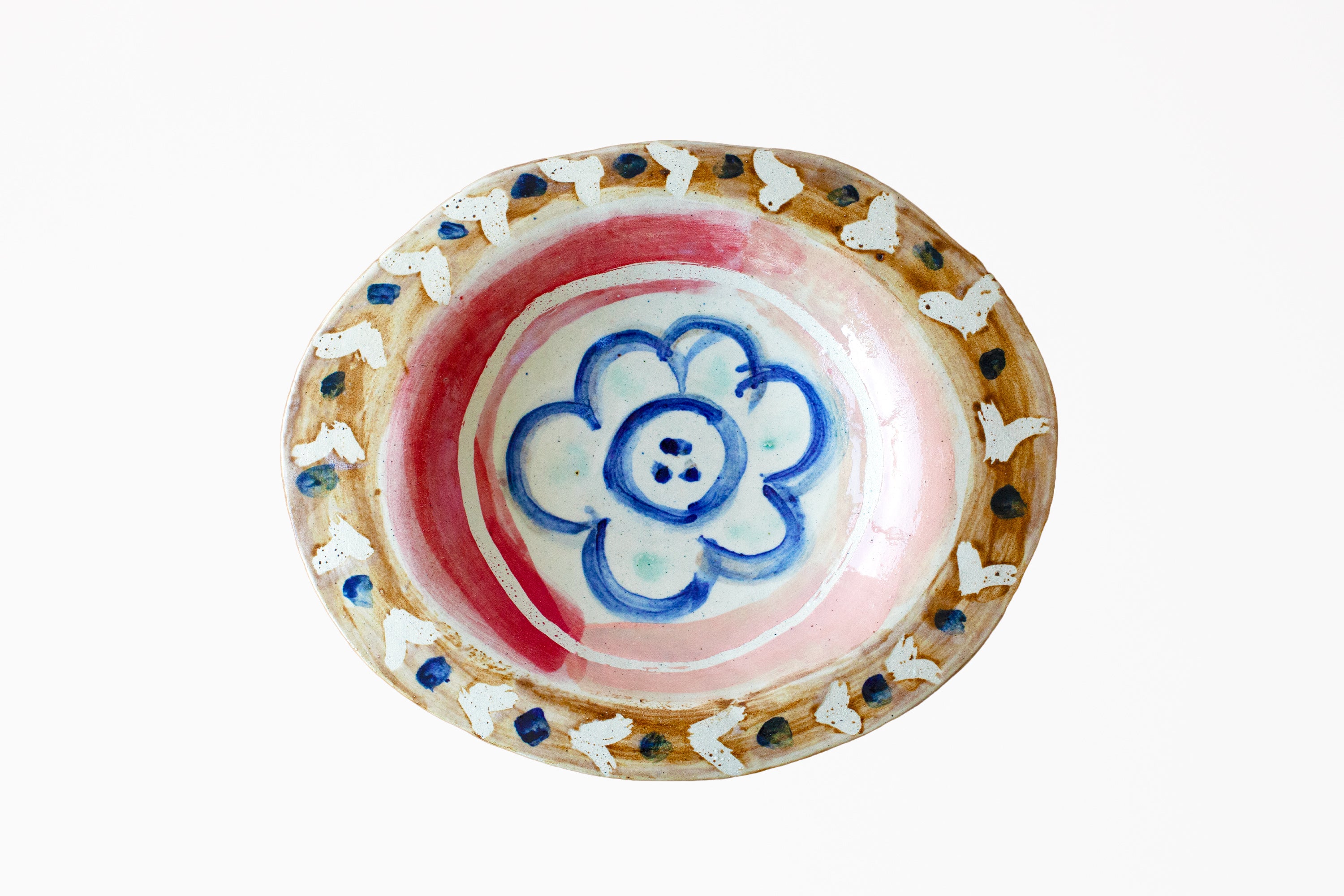 Oval Flower Serving Platter