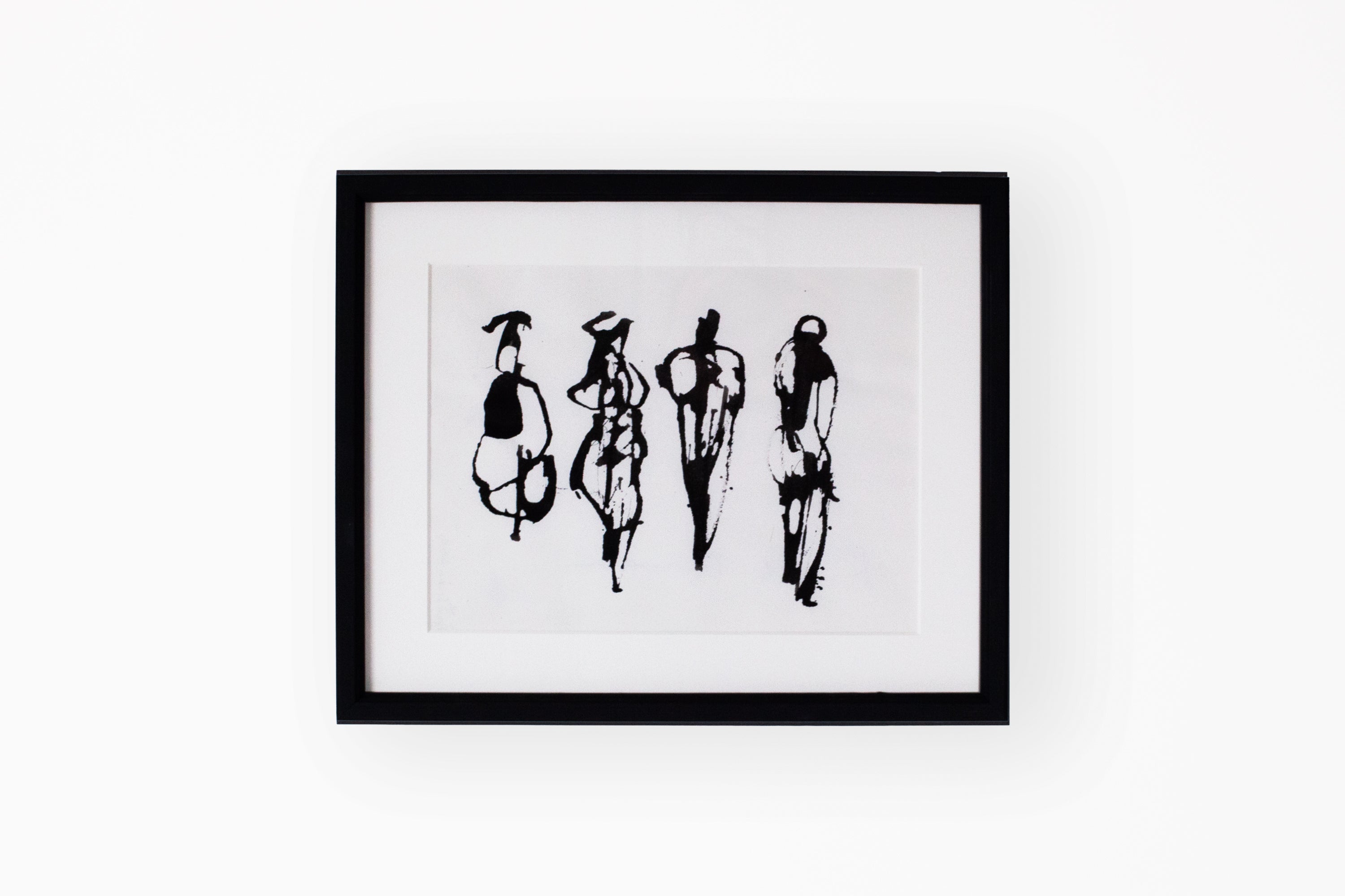 Four Figure Ink Drawing