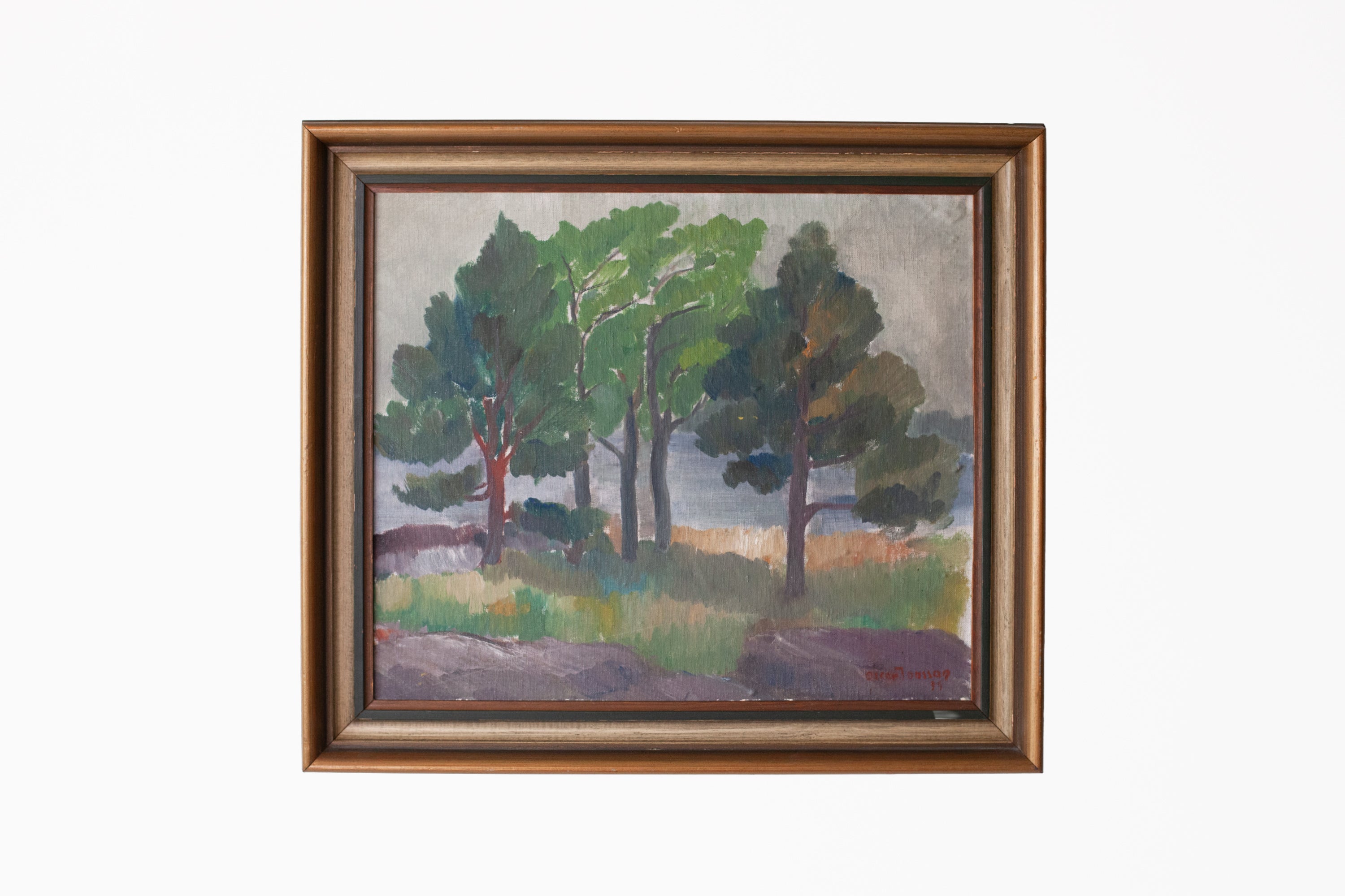 Landscape with Trees Painting