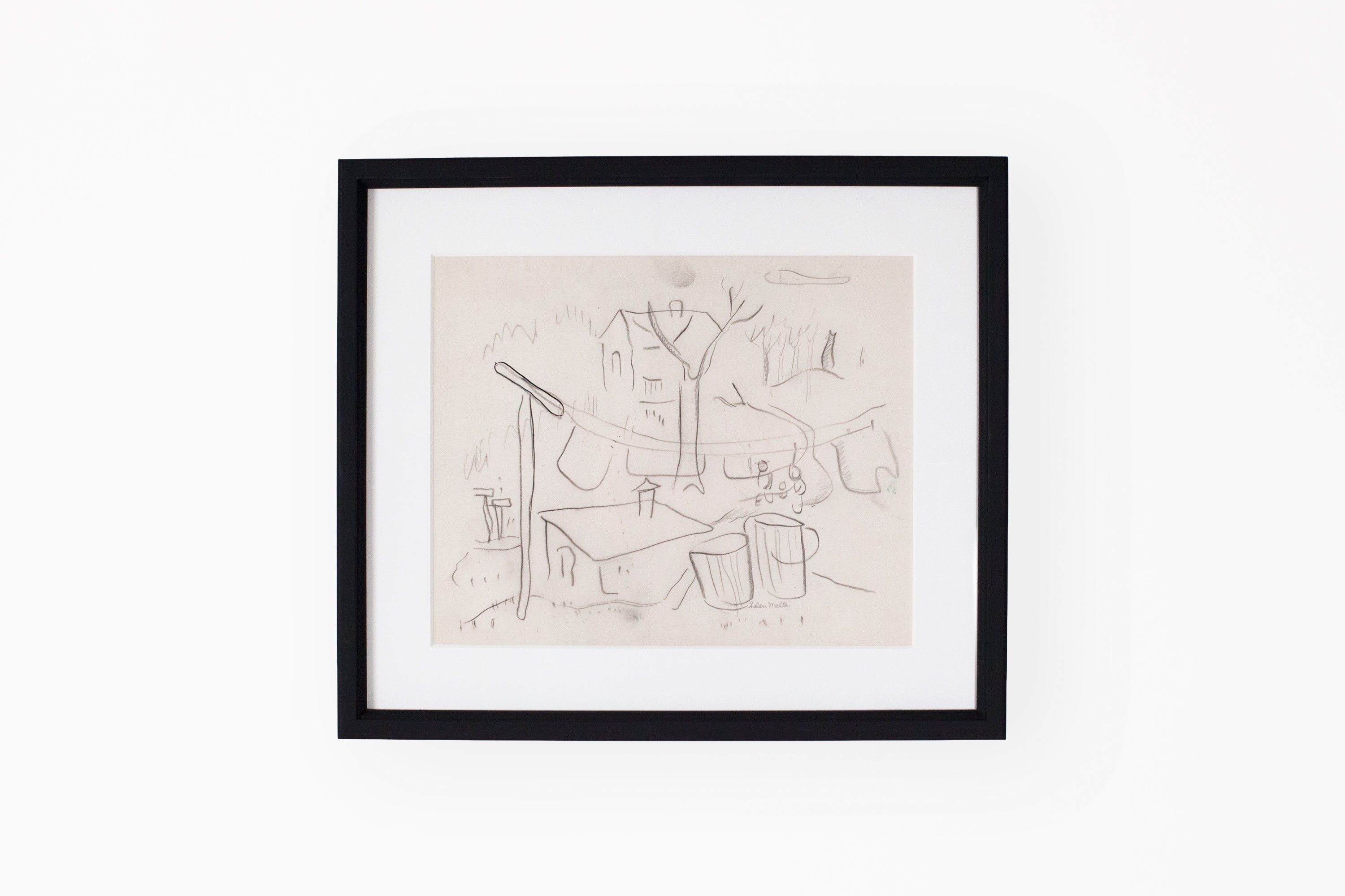 Homestead Pencil Drawing