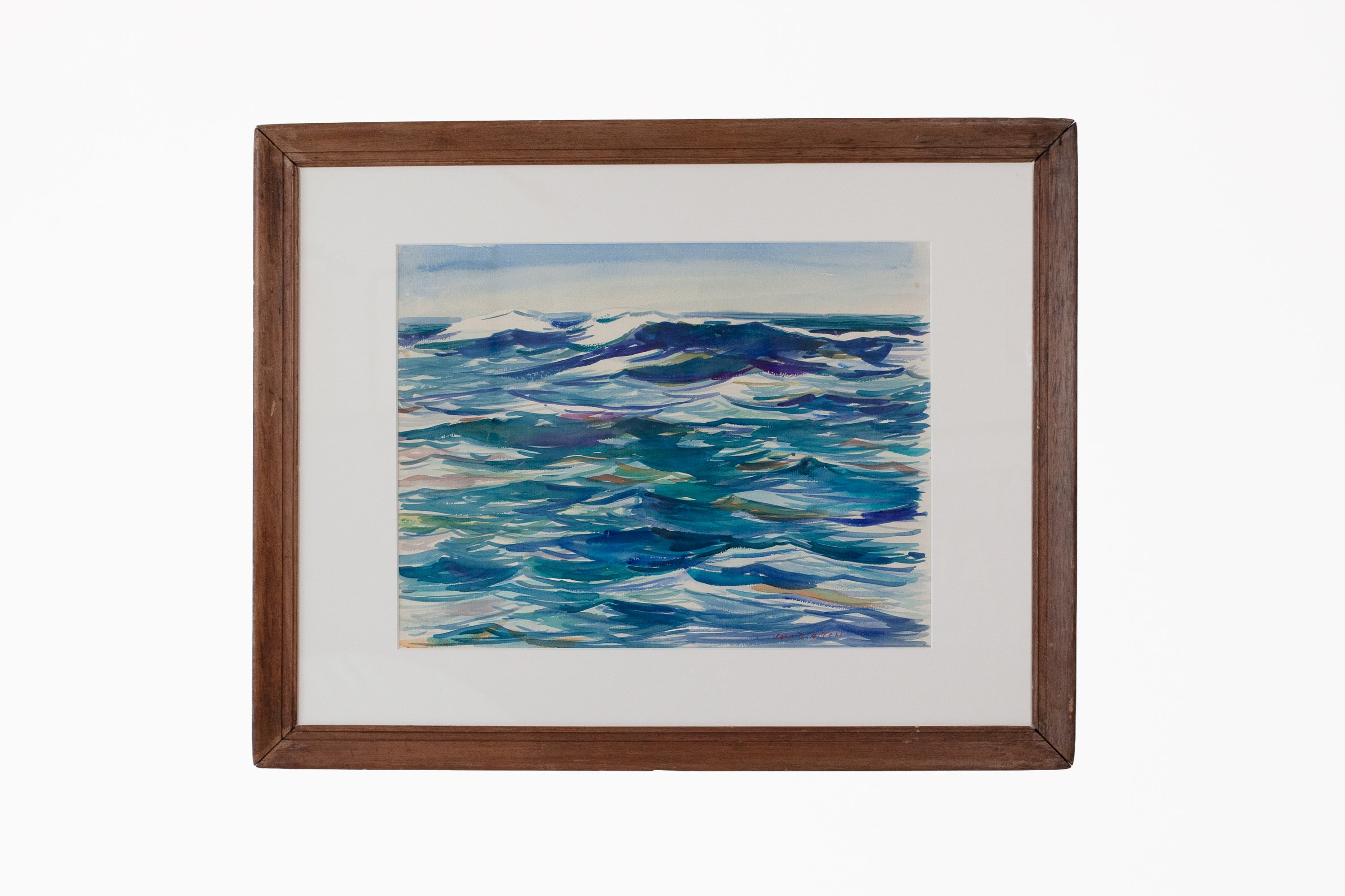Seascape Watercolor Painting