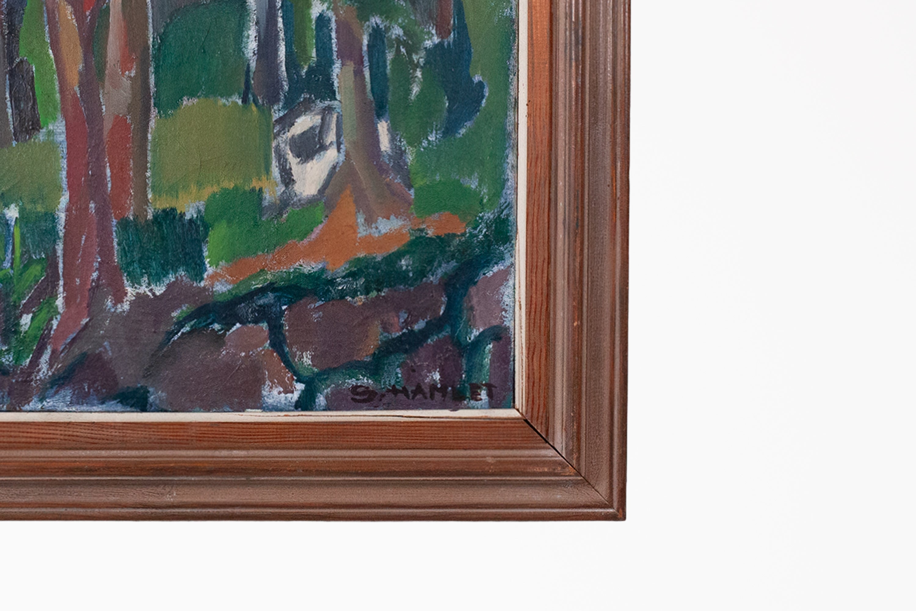 Swedish Treescape Painting