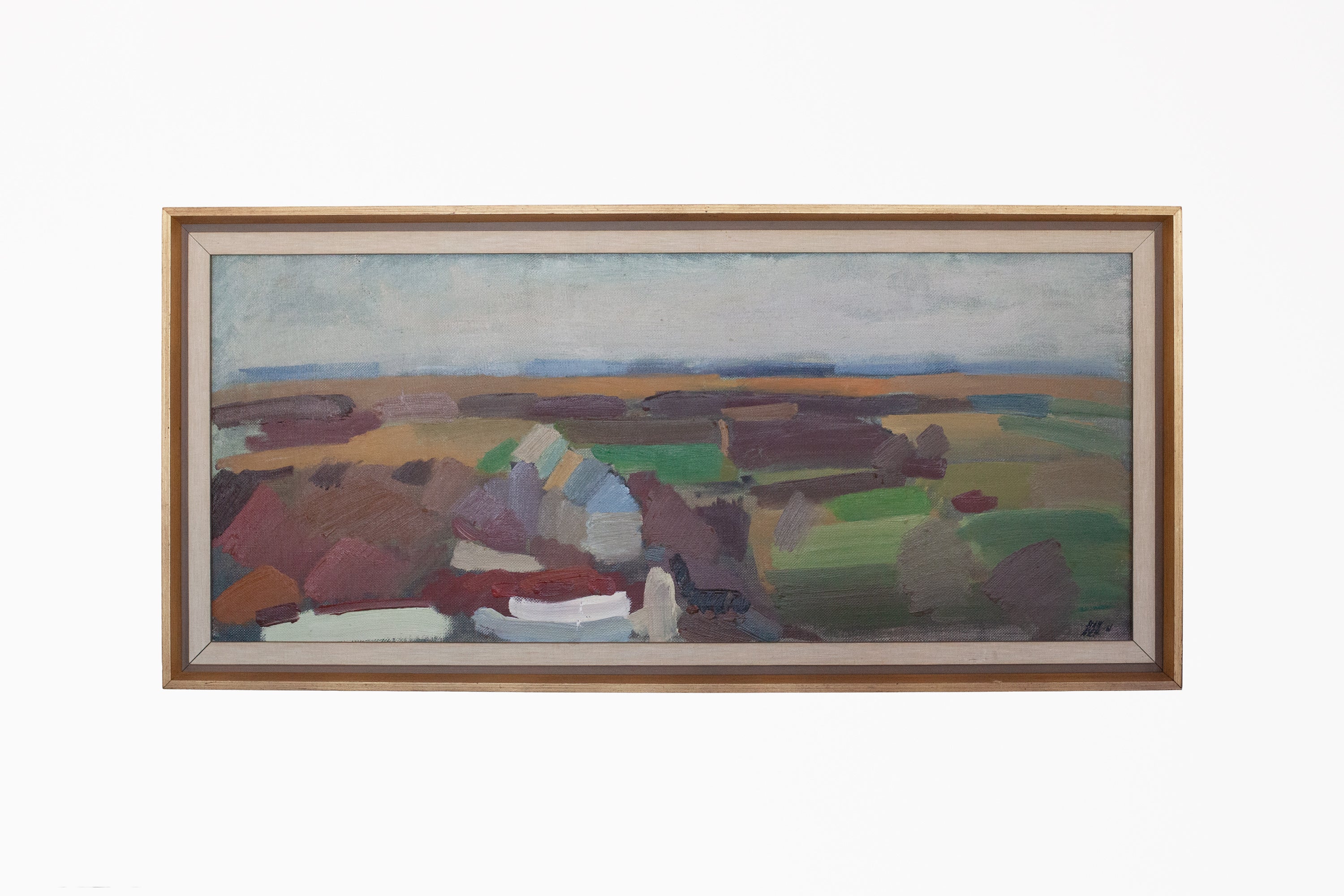 Wide Beachscape Vista Painting