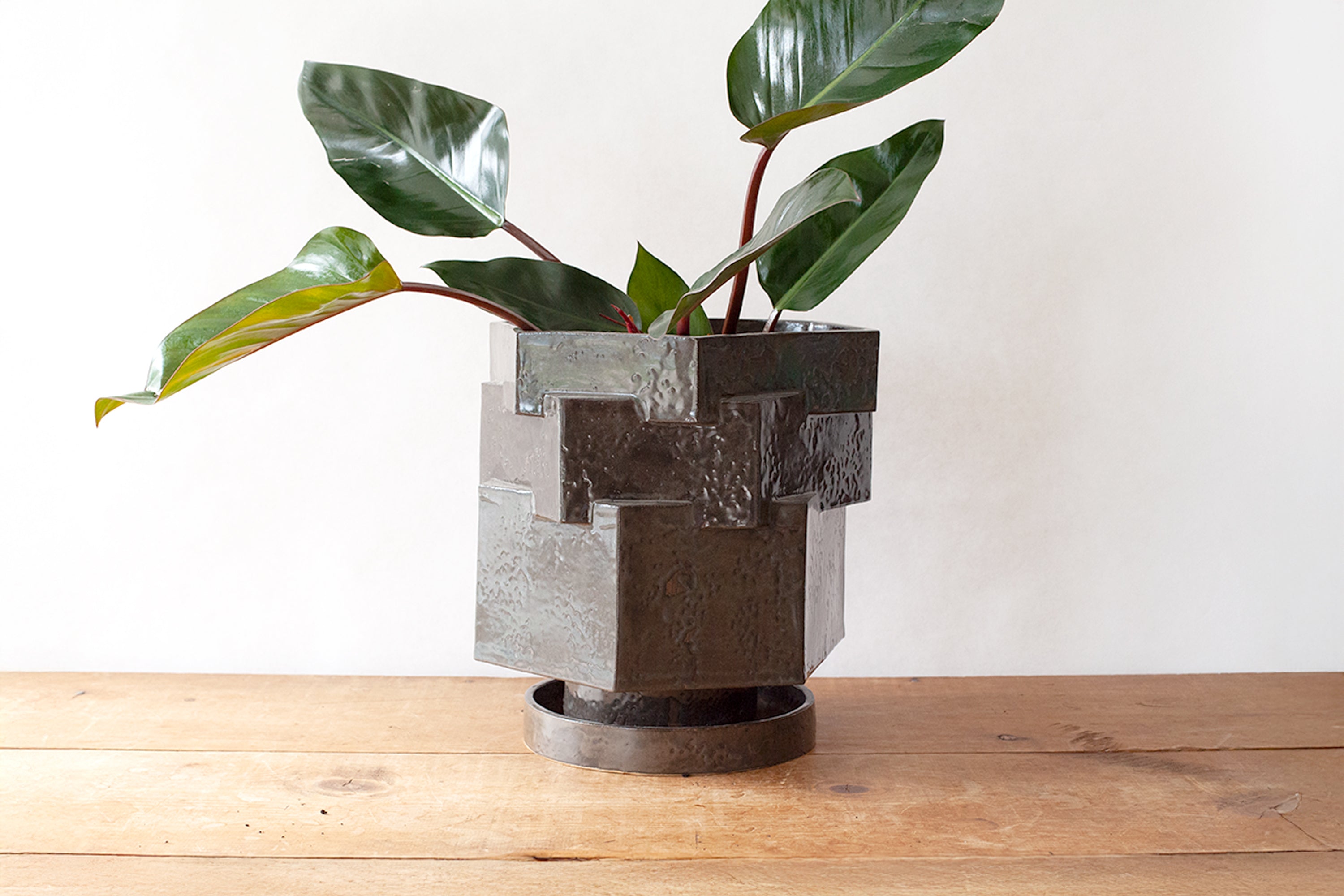 XL Hex Planter - Espresso