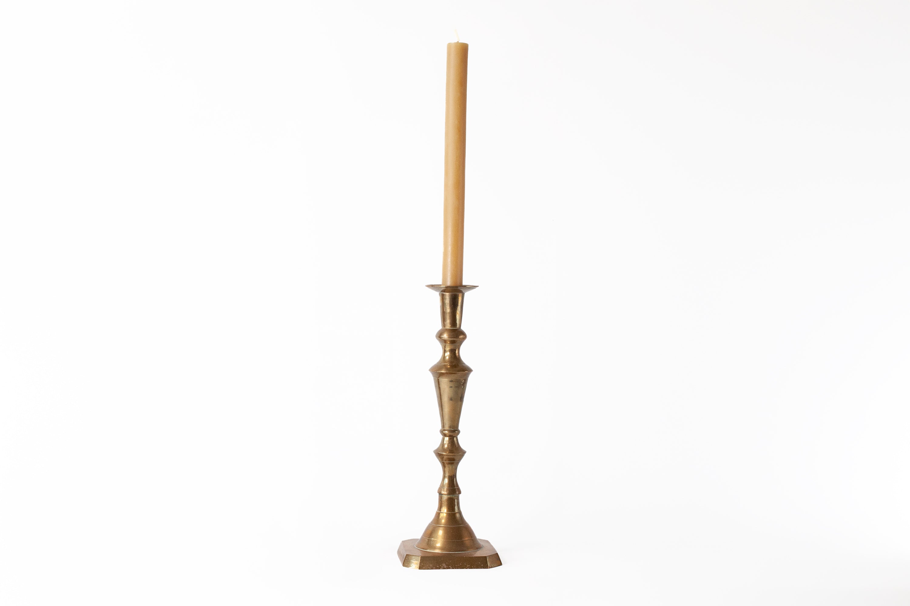 12" Brass Candlestick Holder