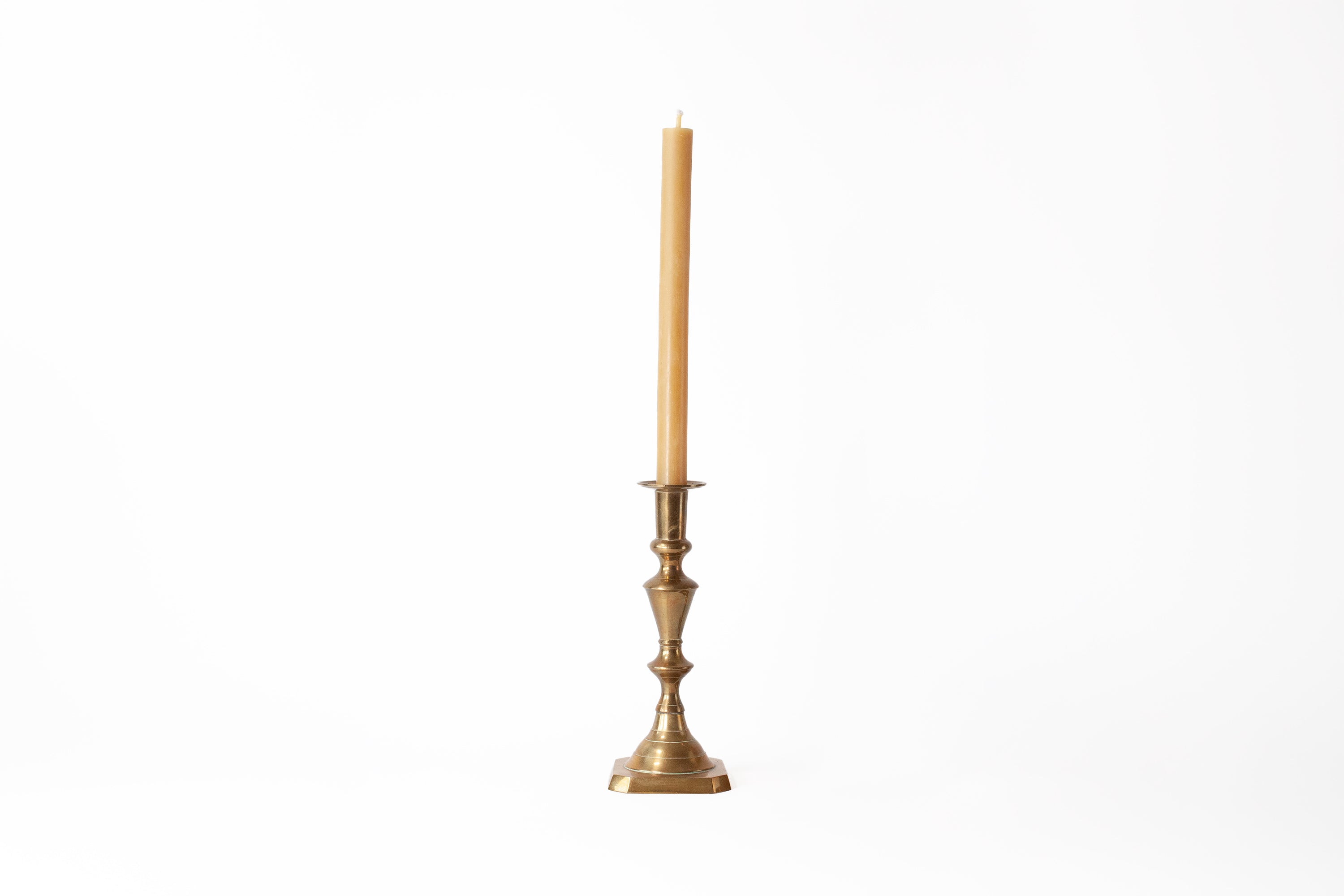 9" Brass Candlestick Holder