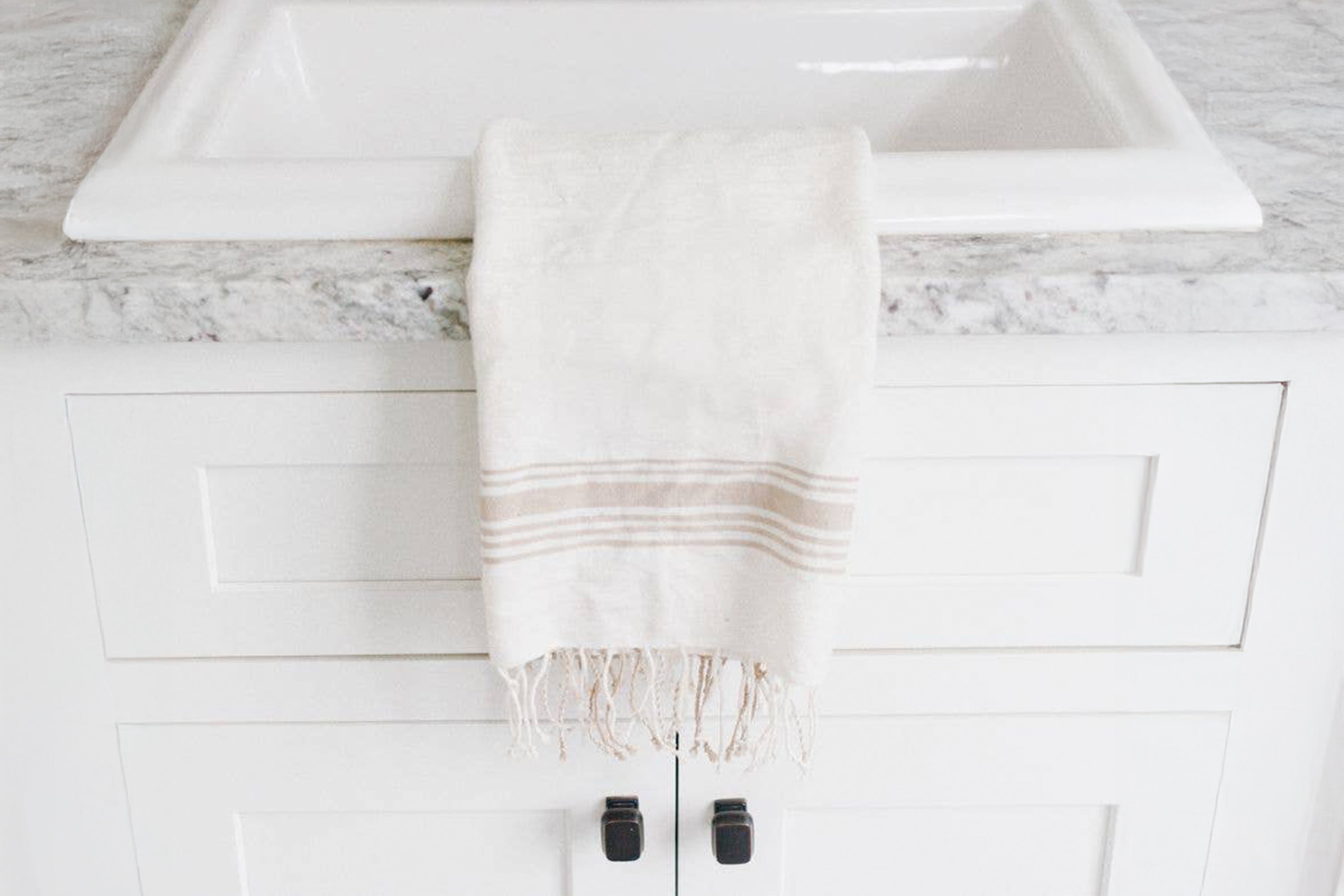 Creative Women - Cabin Hatch Hand Towel - Beige