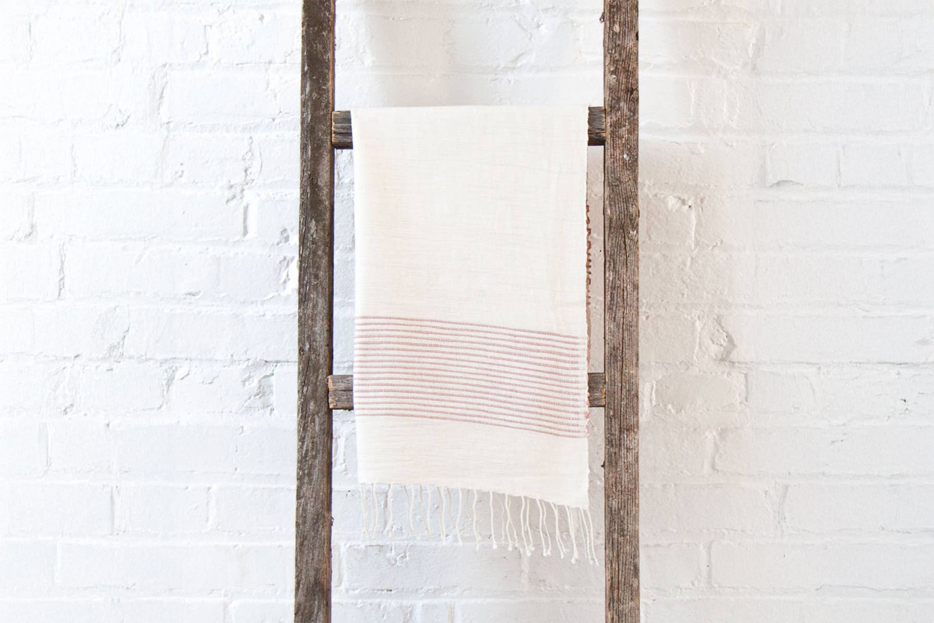 Creative Women - Riviera Striped Hand Towel - Blush