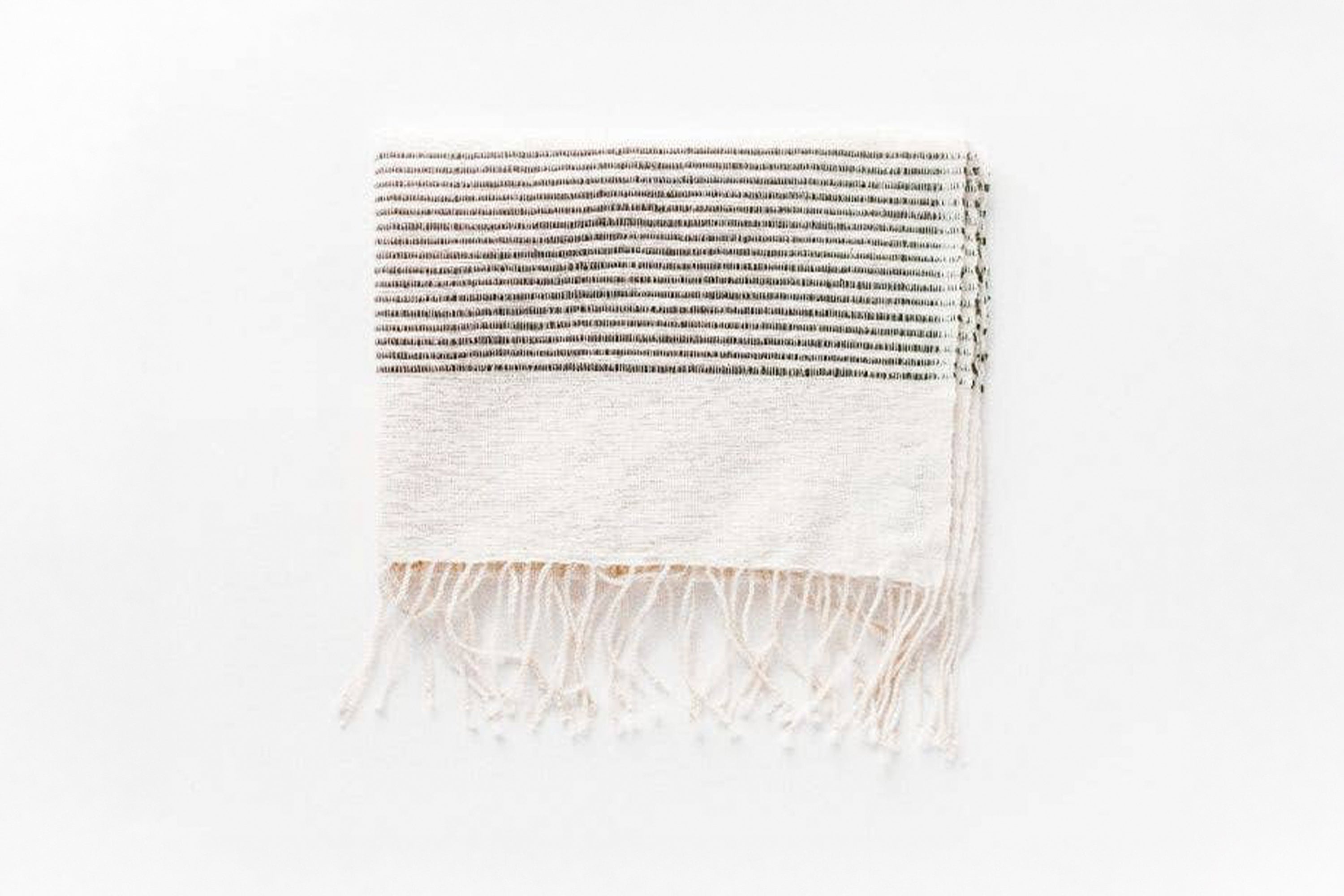 Creative Women - Riviera Striped Hand Towel - Grey