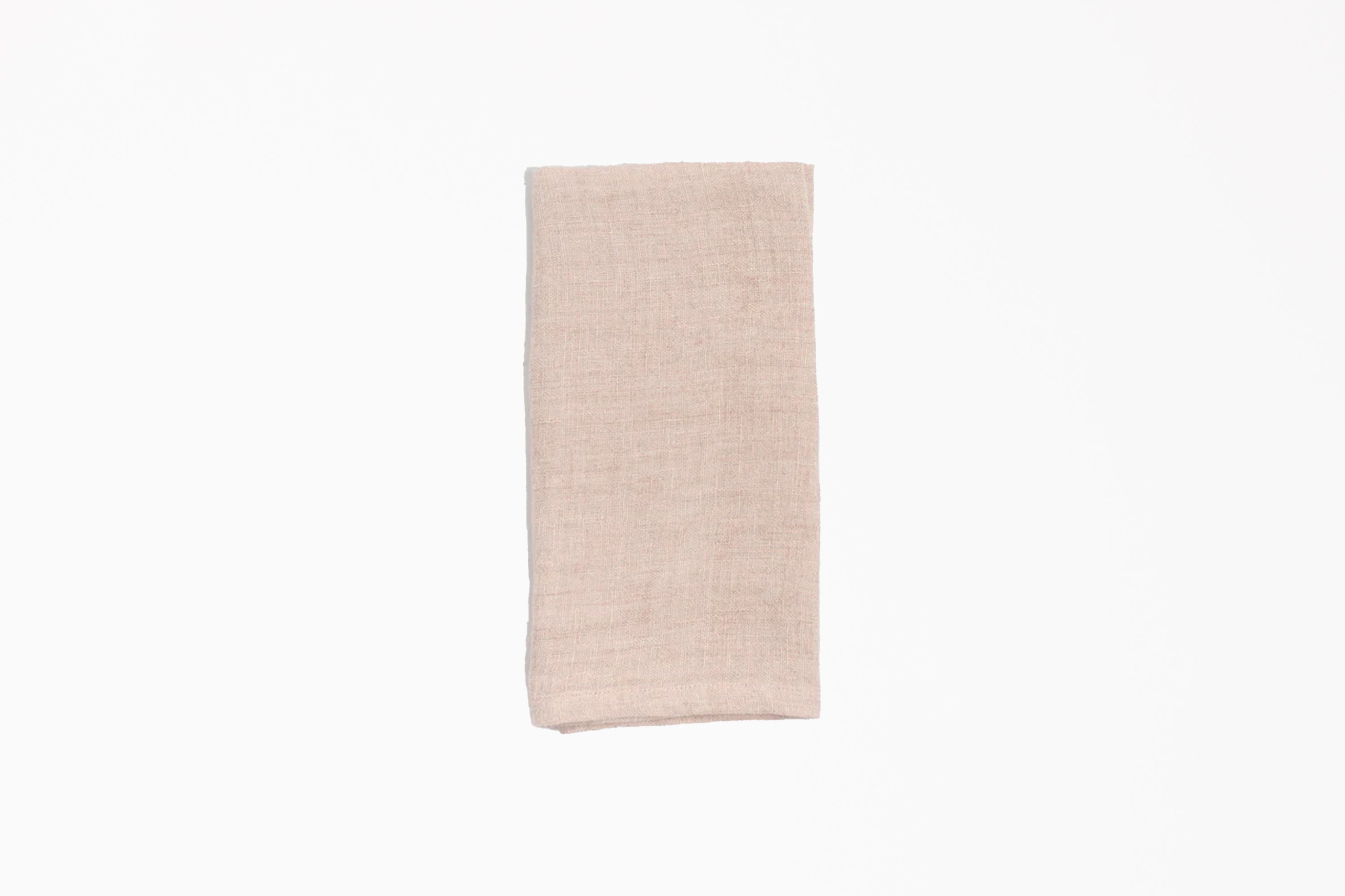Creative Women - Stone Washed Hemmed Napkin - Blush