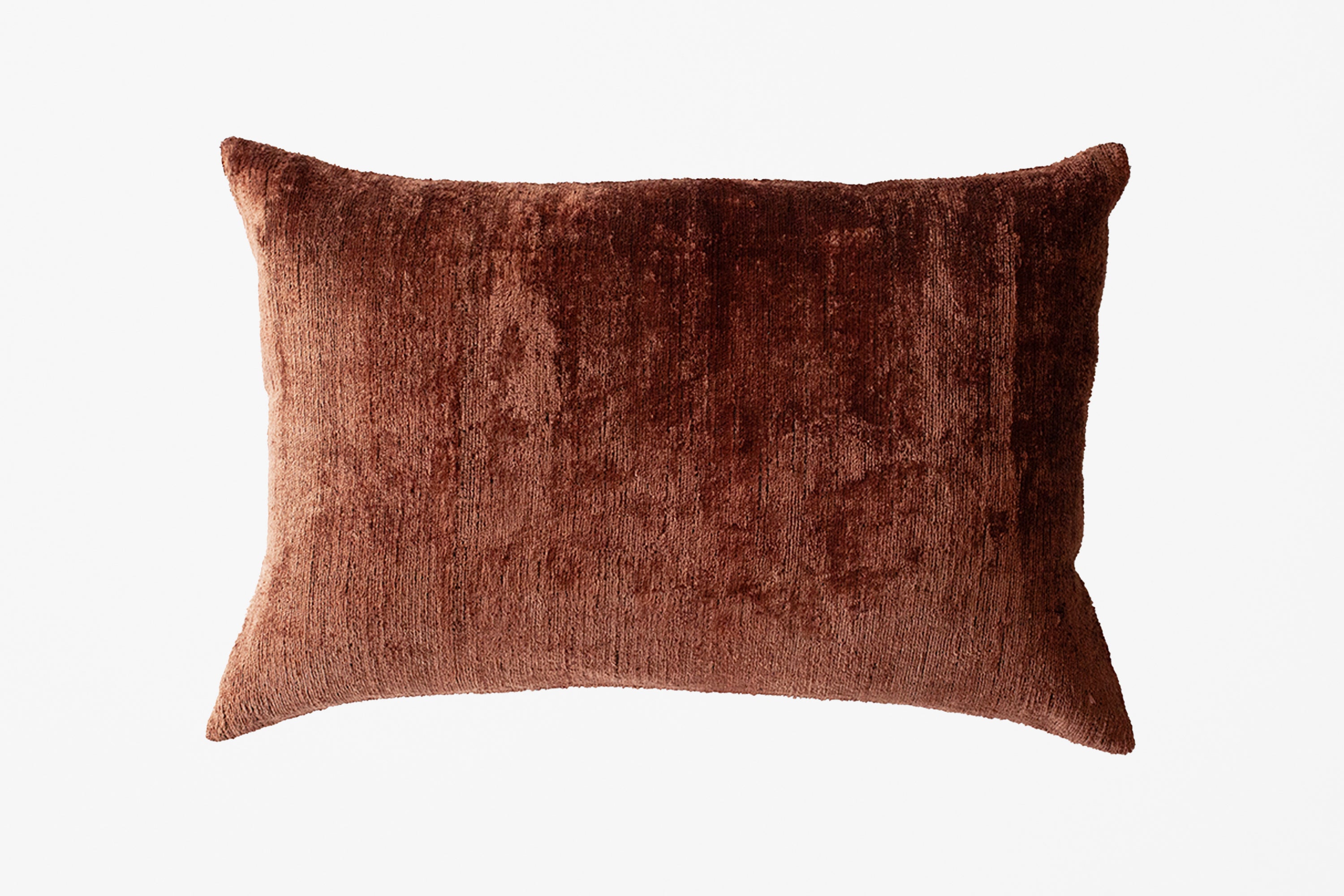 Talik Velvet Rectangle Cushion Cover - Chestnut