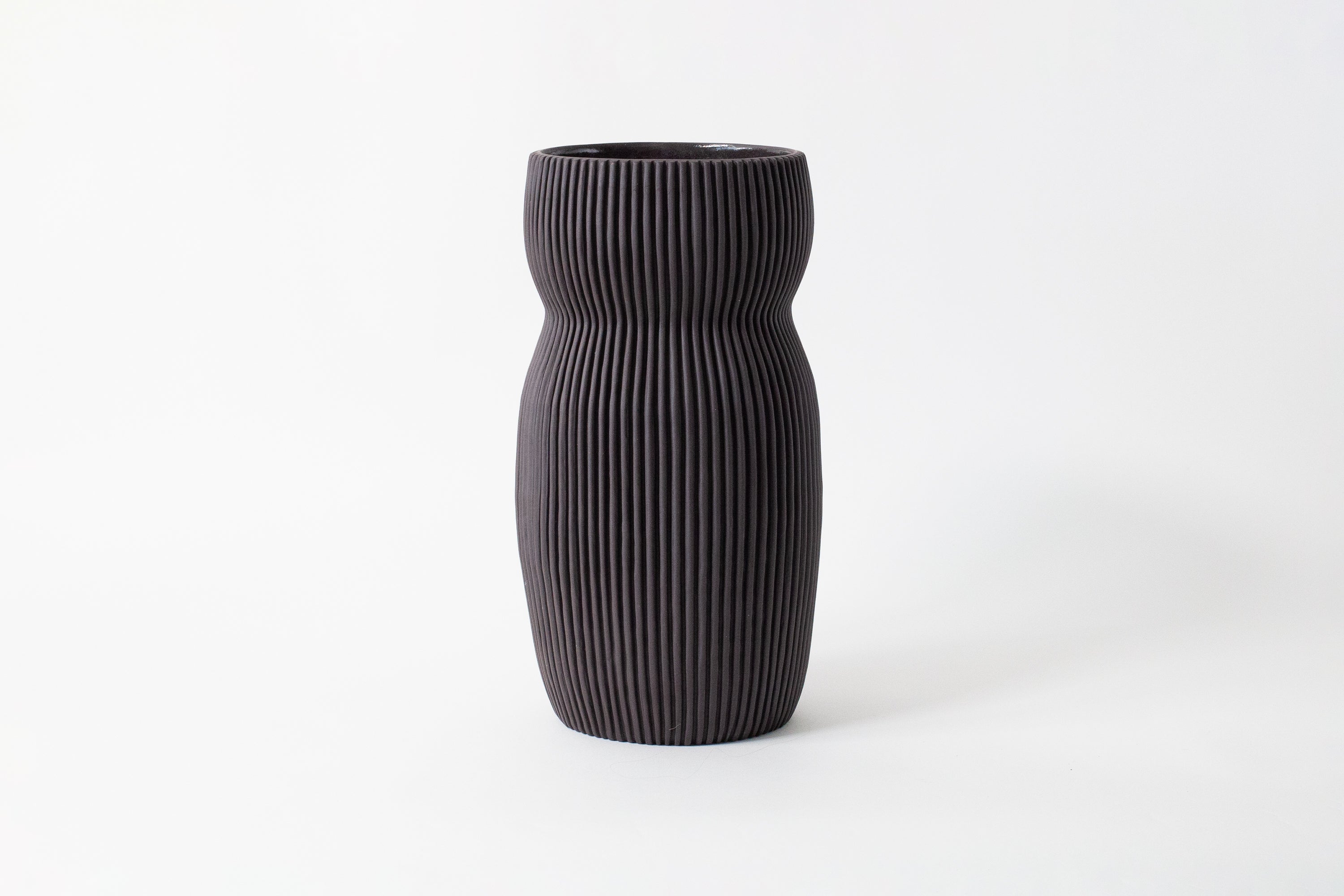 Cym Warkov Ceramics - Round Curvy Vases - Black
