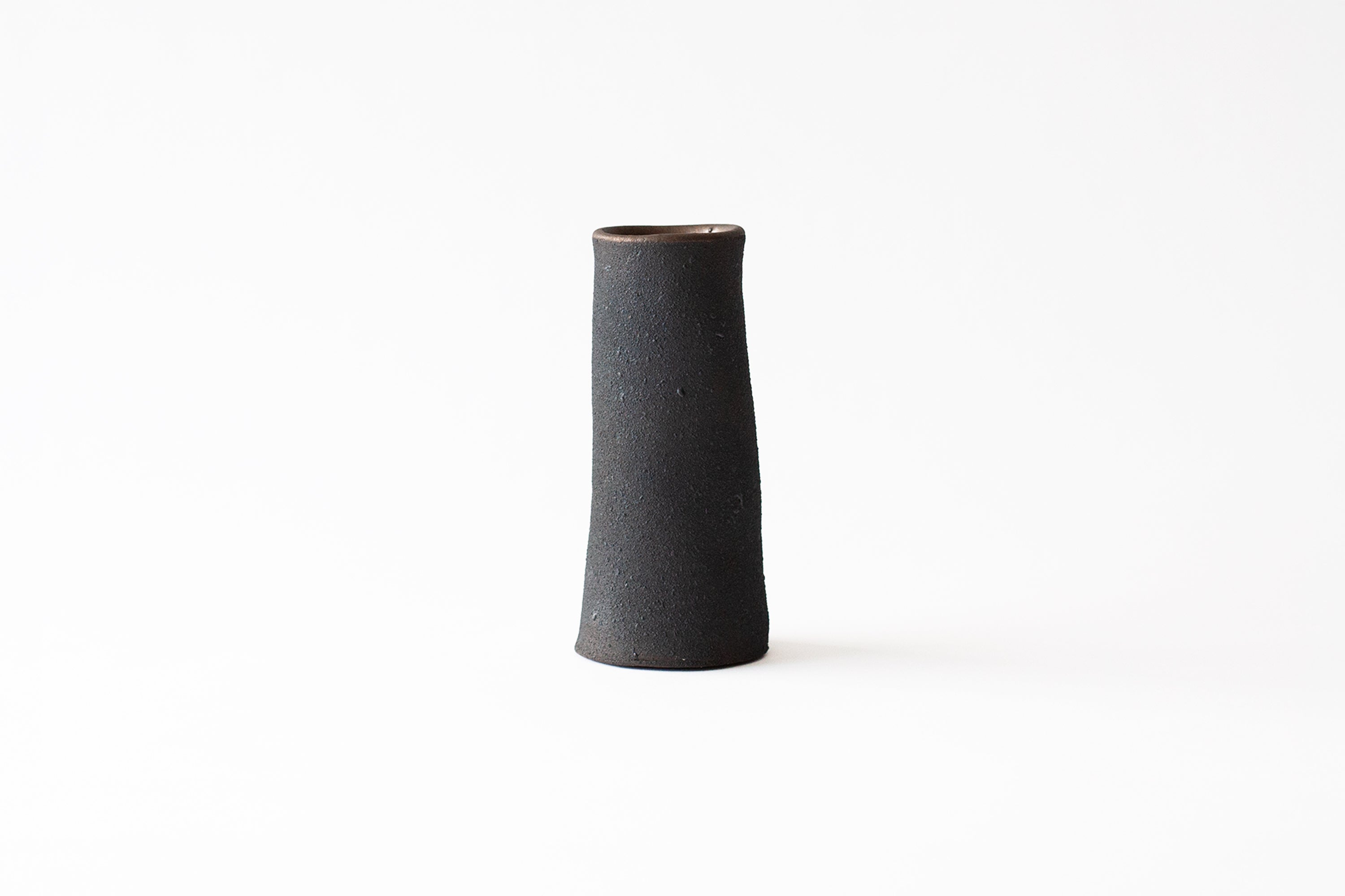 Charred Log Vase