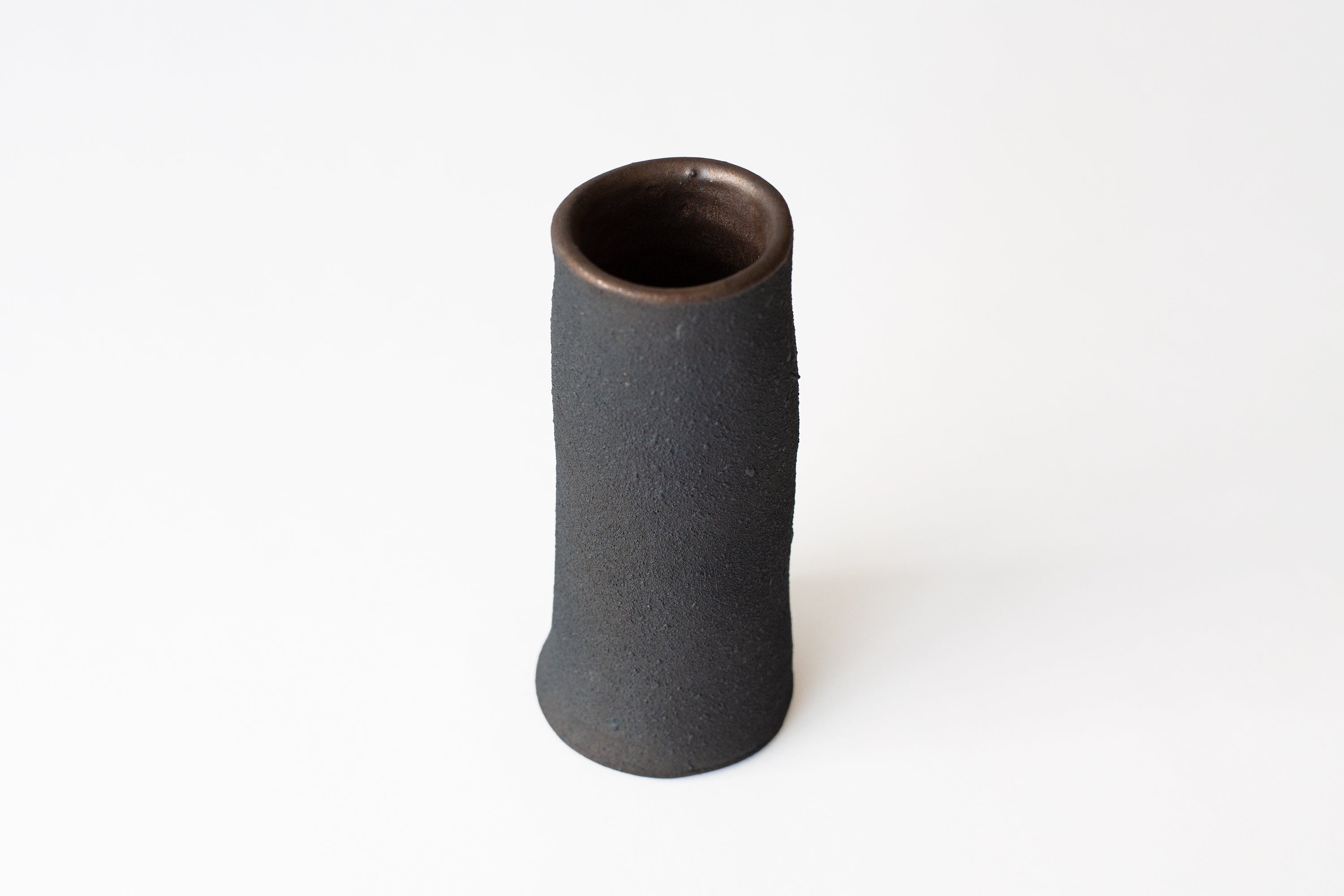Charred Log Vase