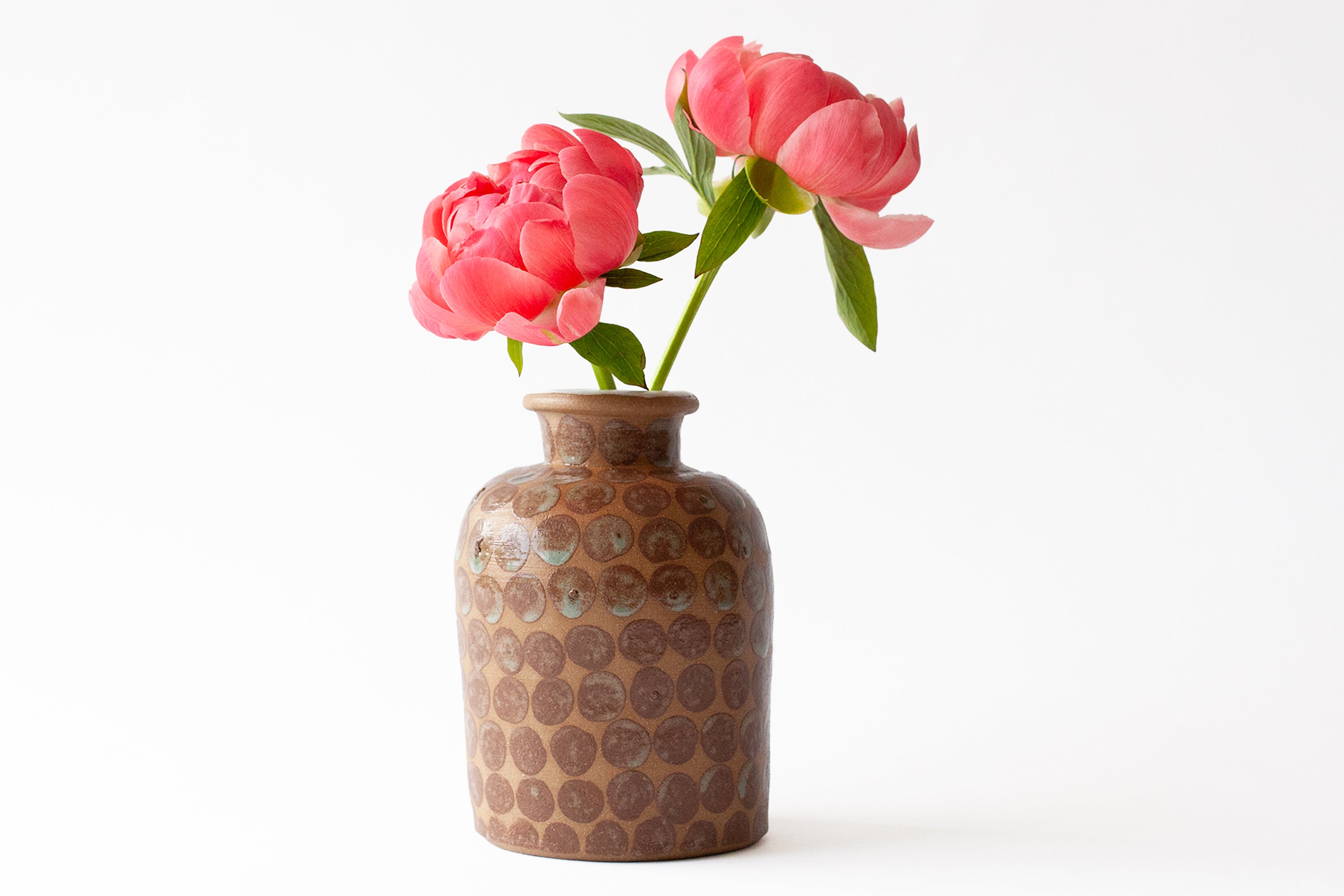 Dotted Bottle Vase