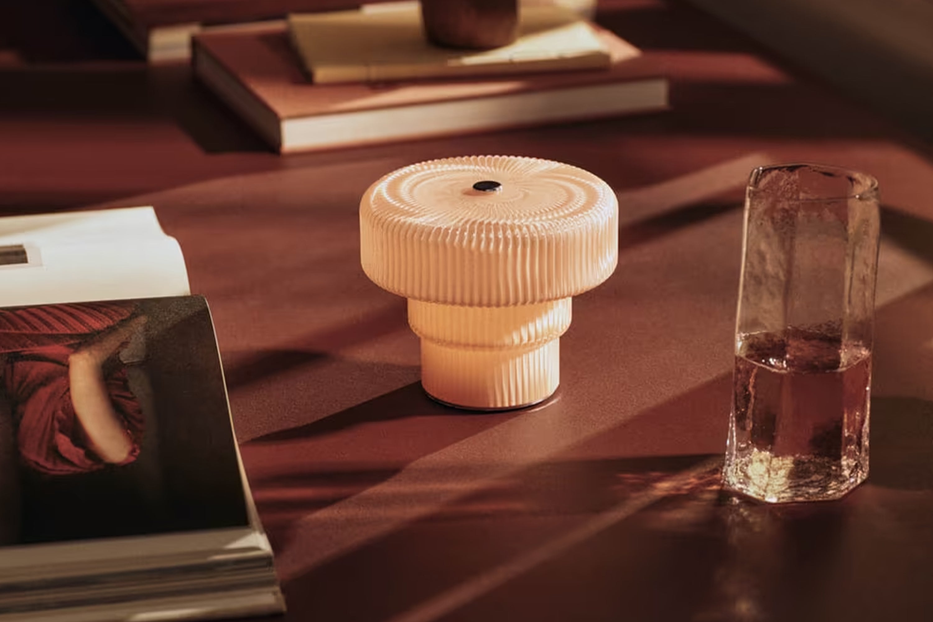 Ripple Portable Lamp - Blush