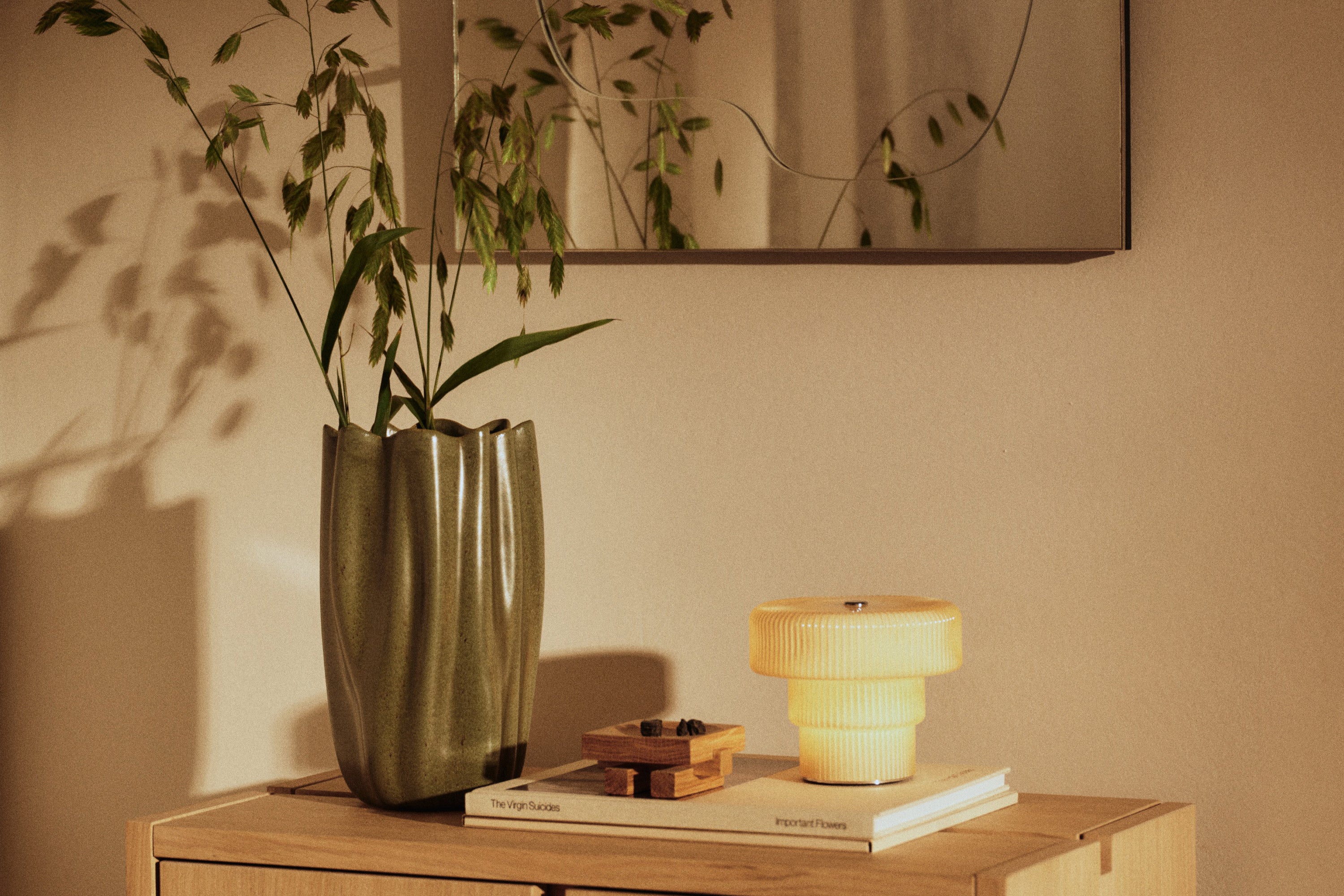 Ripple Portable Lamp - Oat