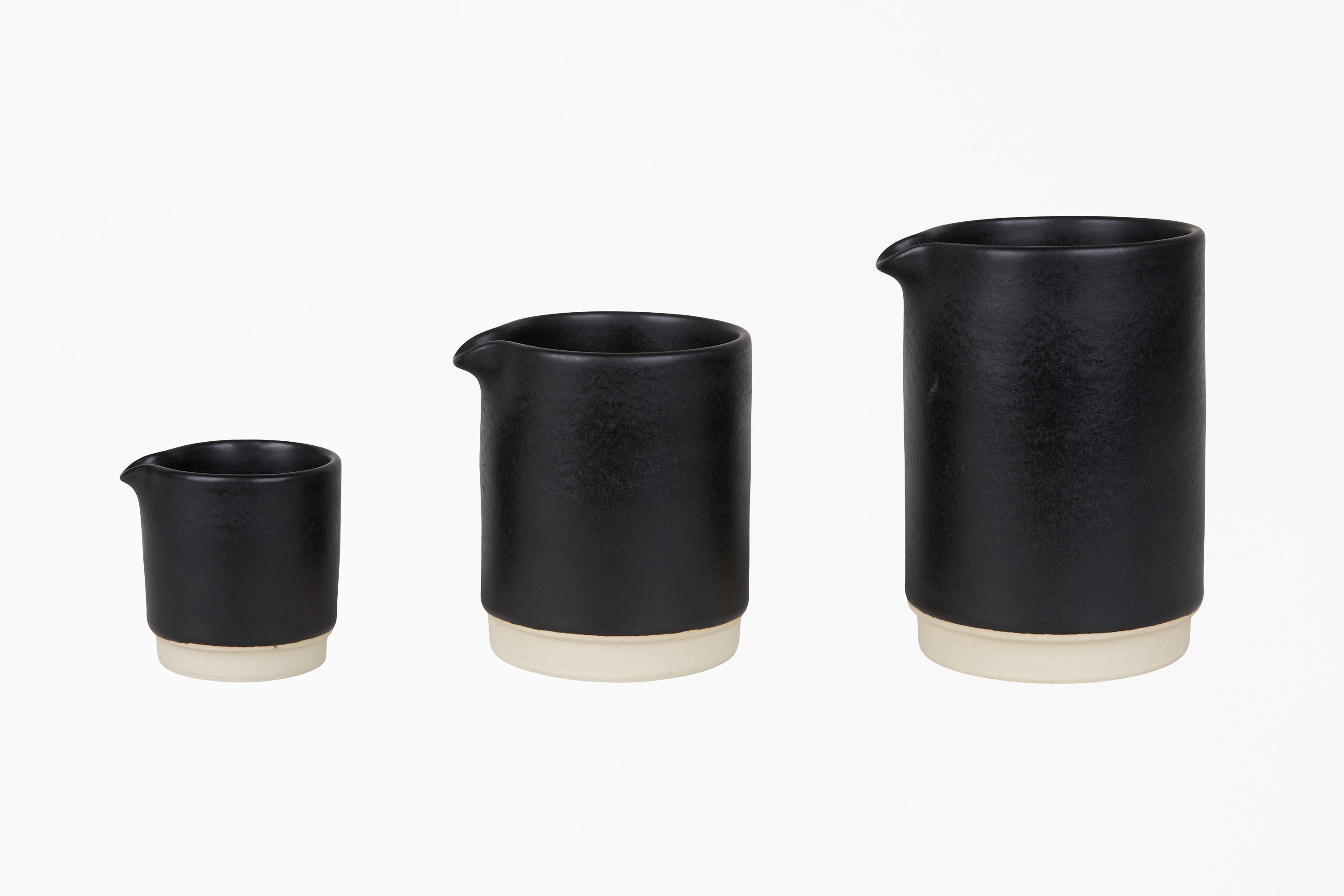 Otto Ceramic Jugs - Black