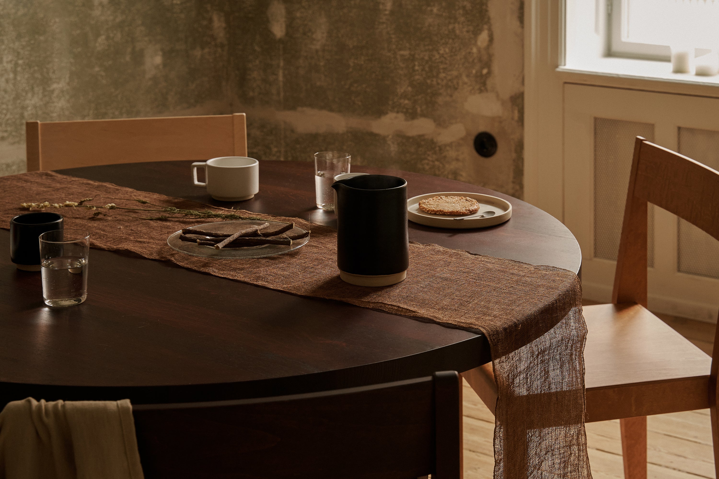 Otto Ceramic Jugs - Black