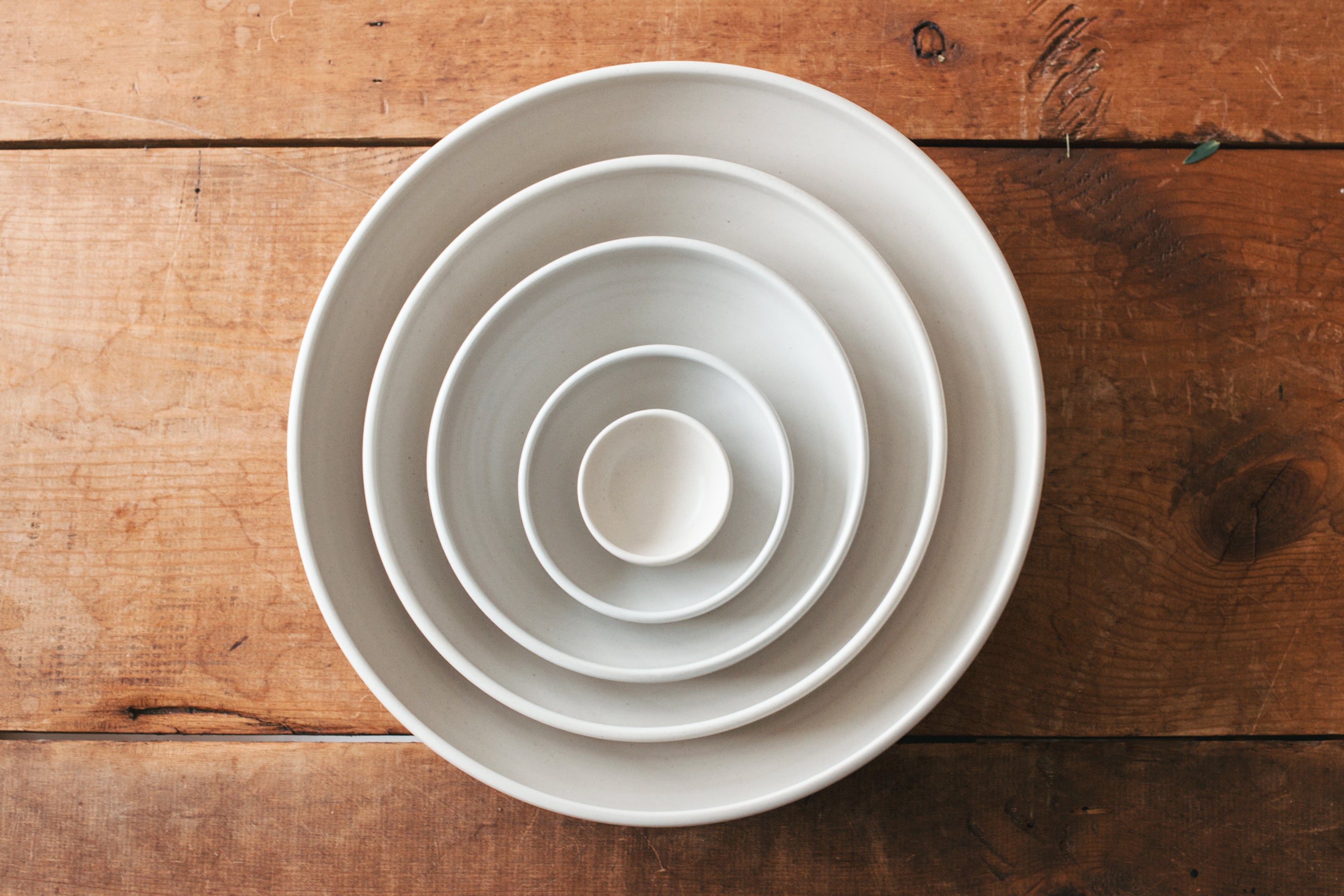 Otto Shallow Bowls - Natural