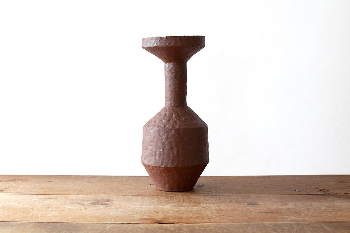 Geometric Vase with Funnel