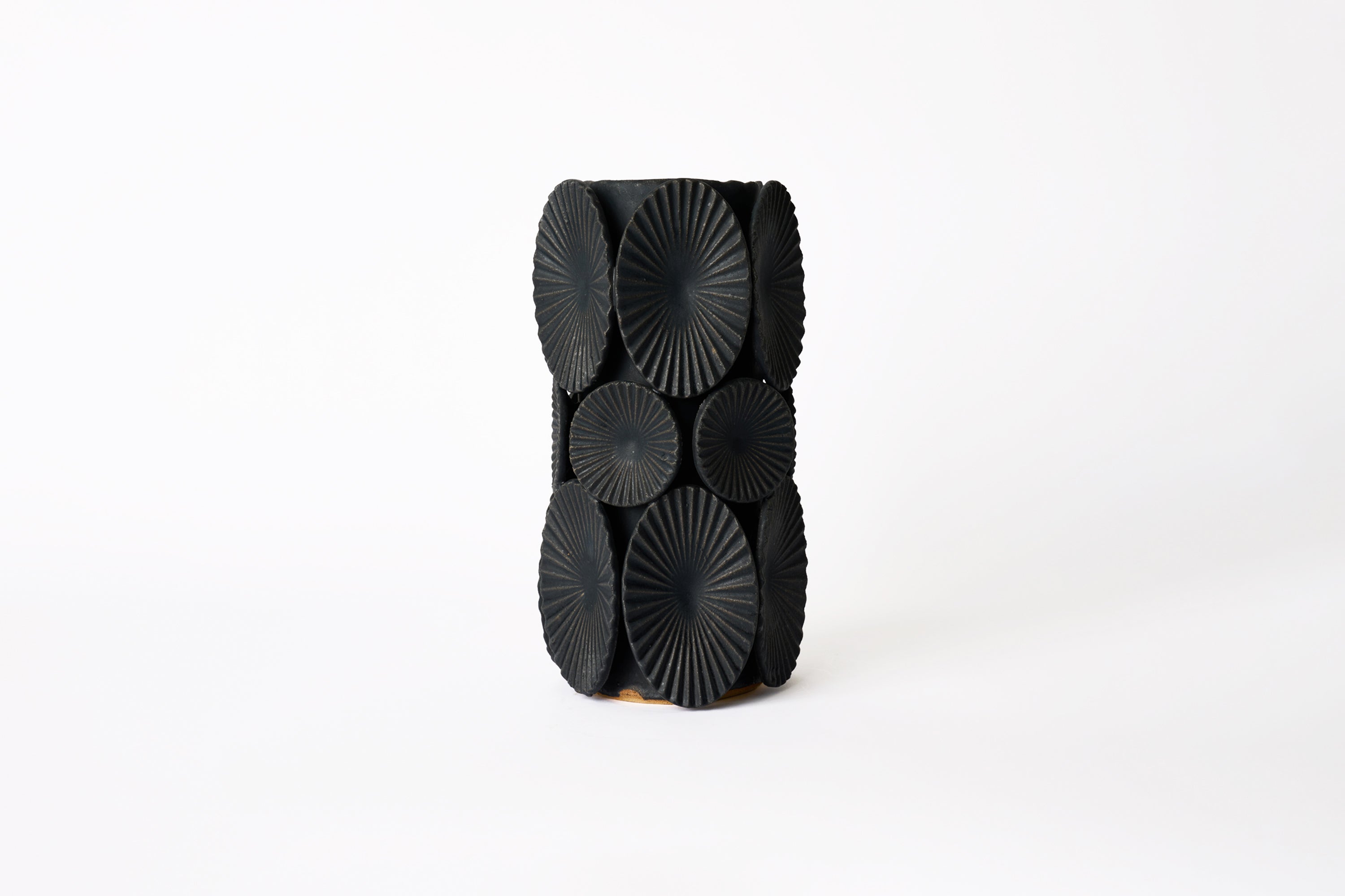 Giselle Hicks - Oval Cameo Vase - Coal Black