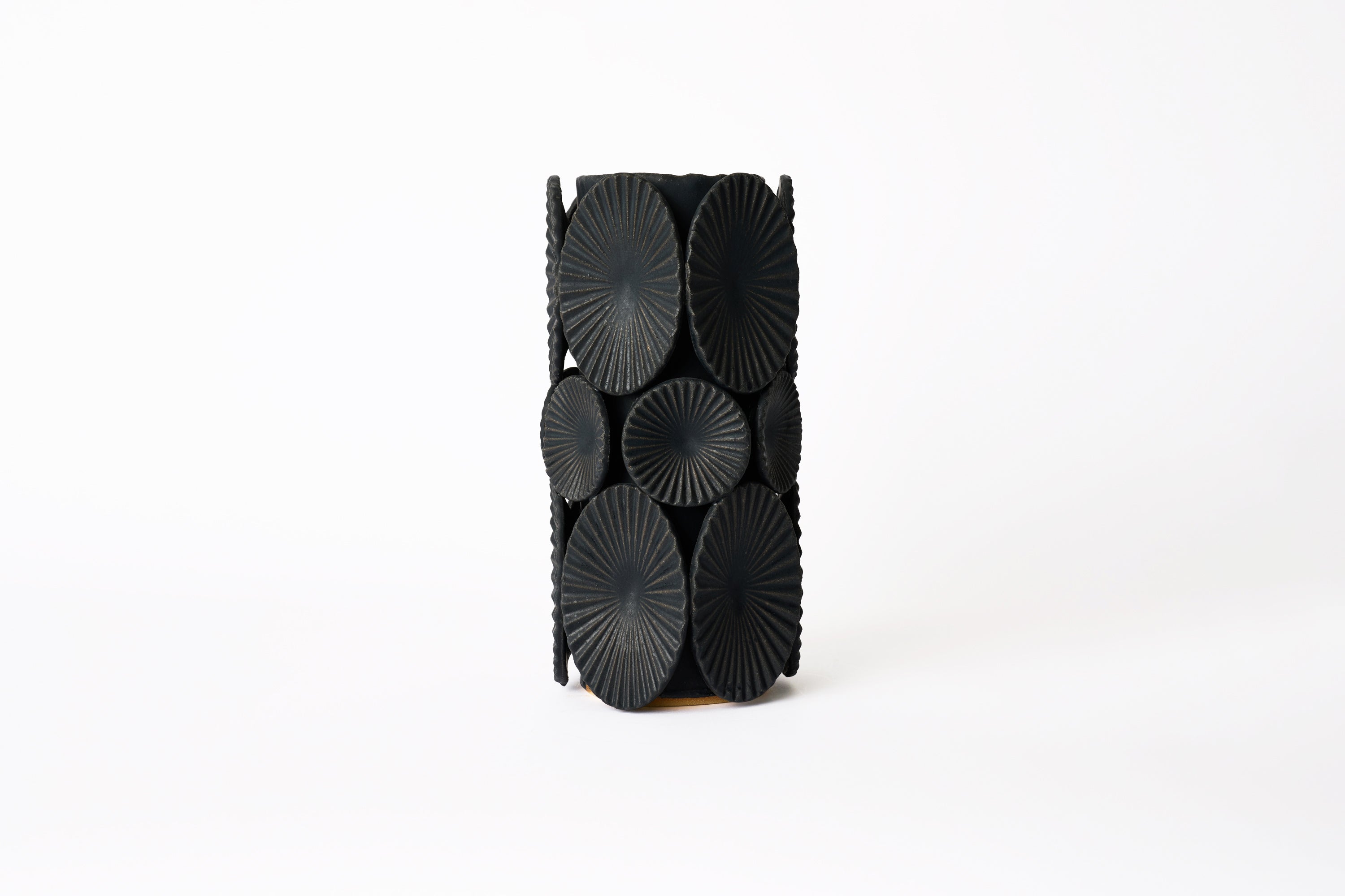 Giselle Hicks - Oval Cameo Vase - Coal Black