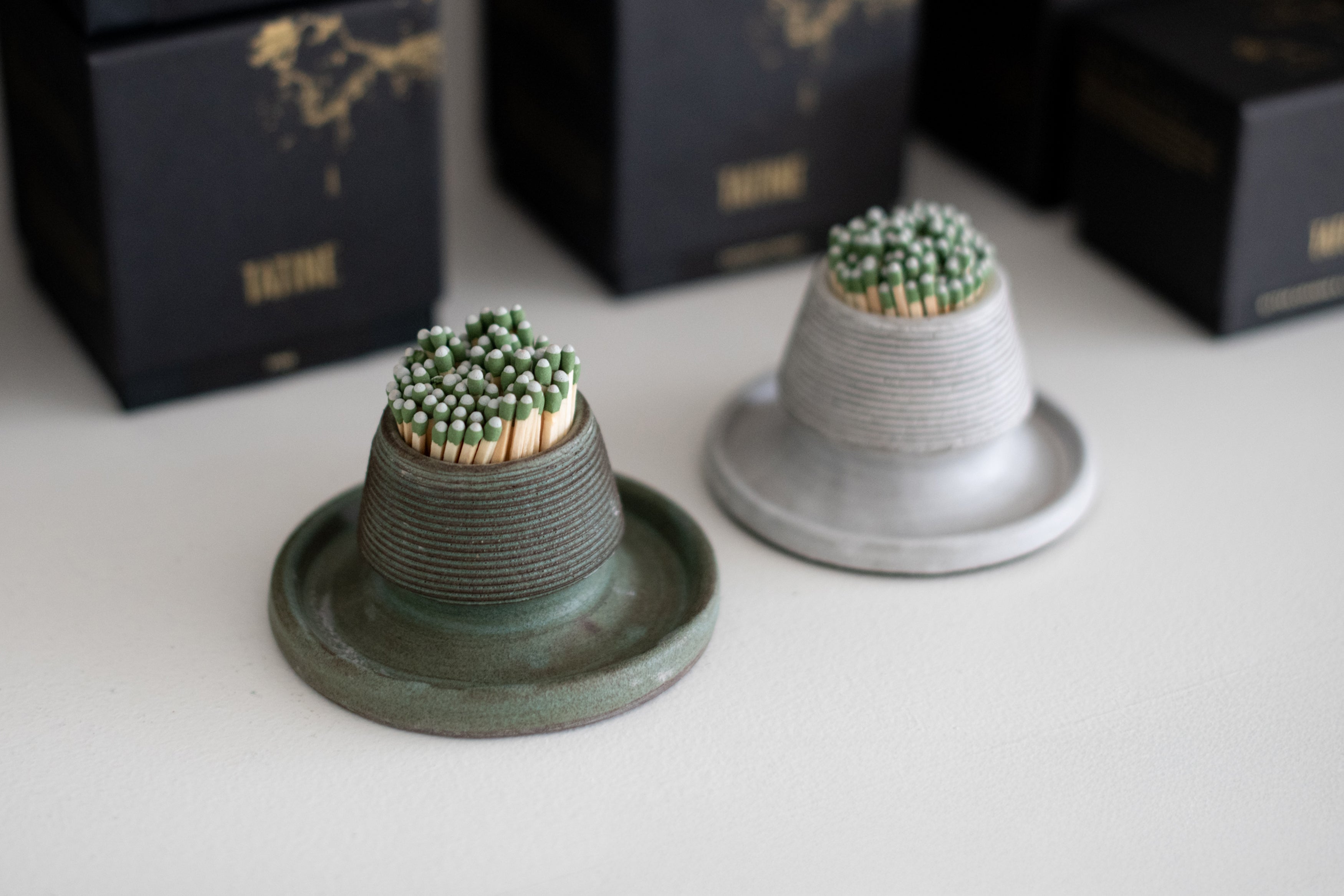 Grandmont Street - Match Striker with Tray - Grey