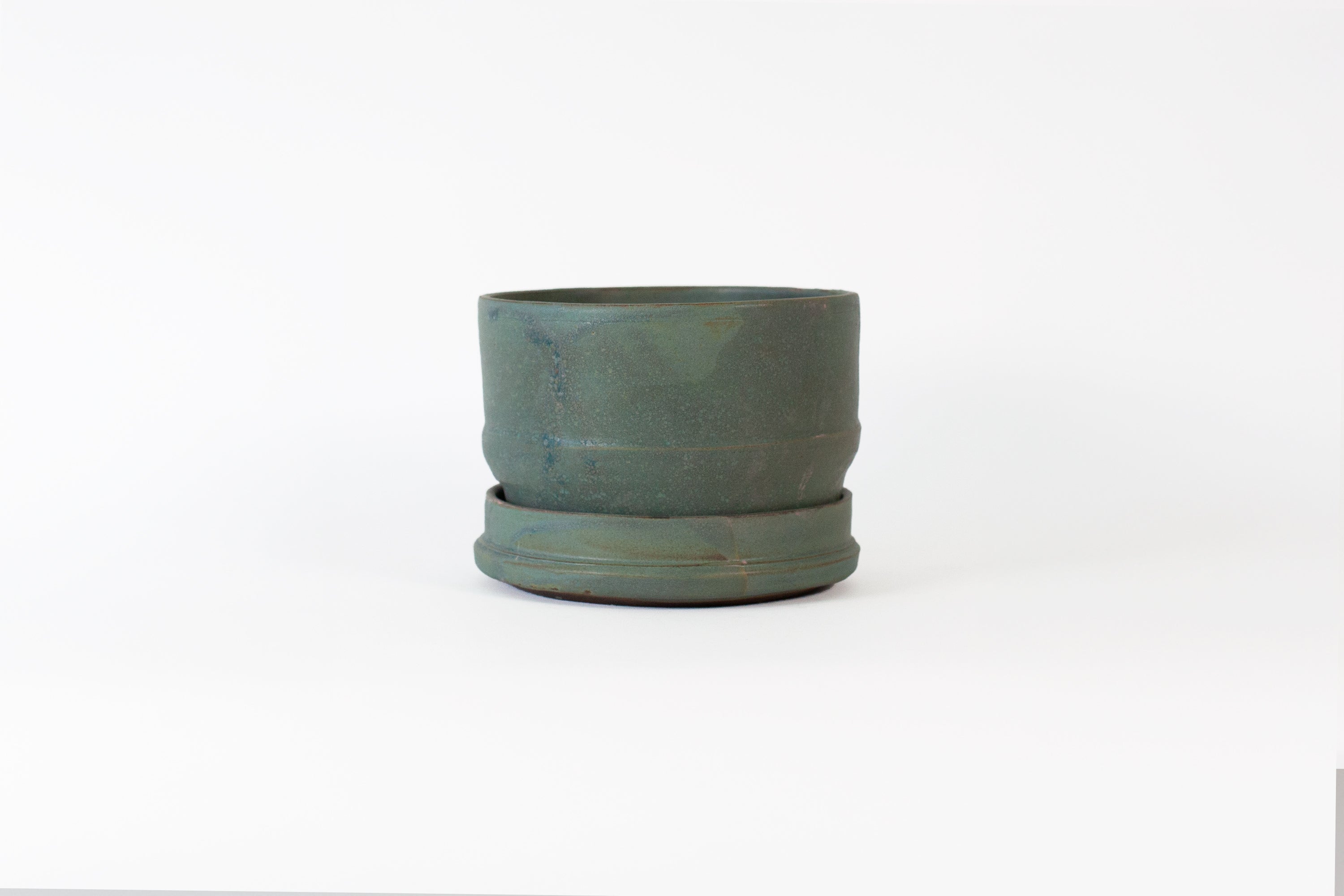 Grandmont Street - Green Planter with Tray