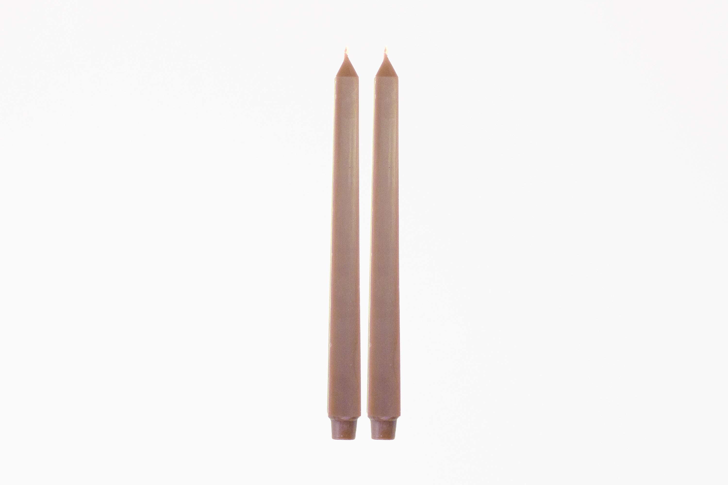 Pair of 12" Square Taper Candles