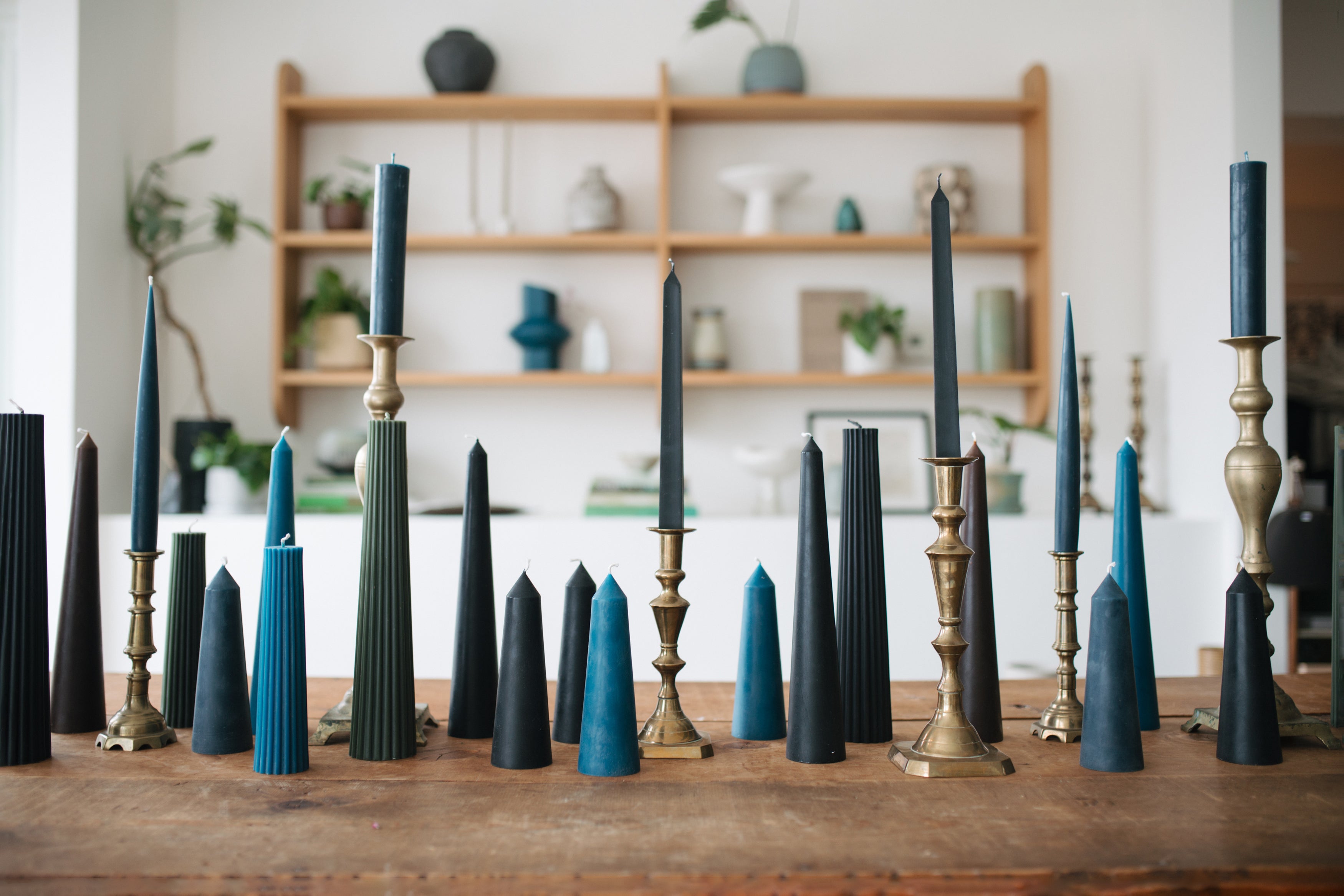 Fluted Pillar Candle