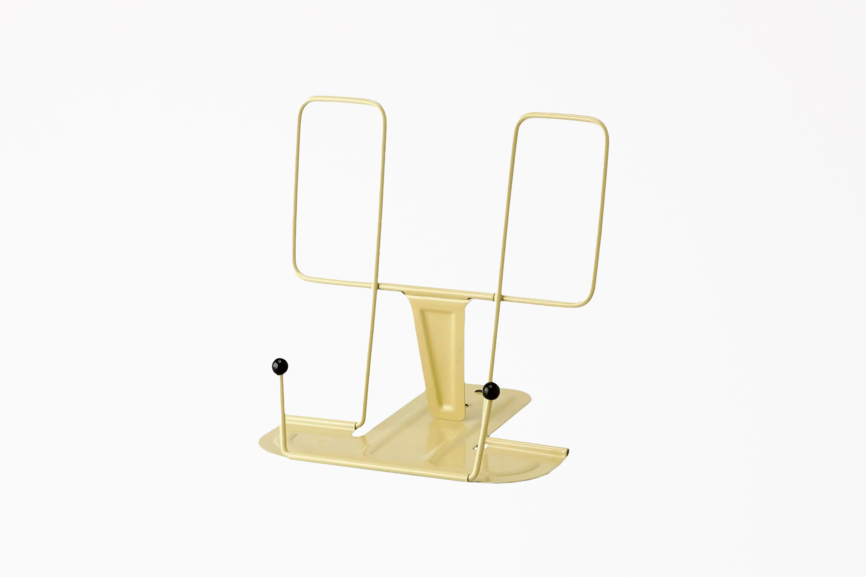 Metal Book Stand - Beige