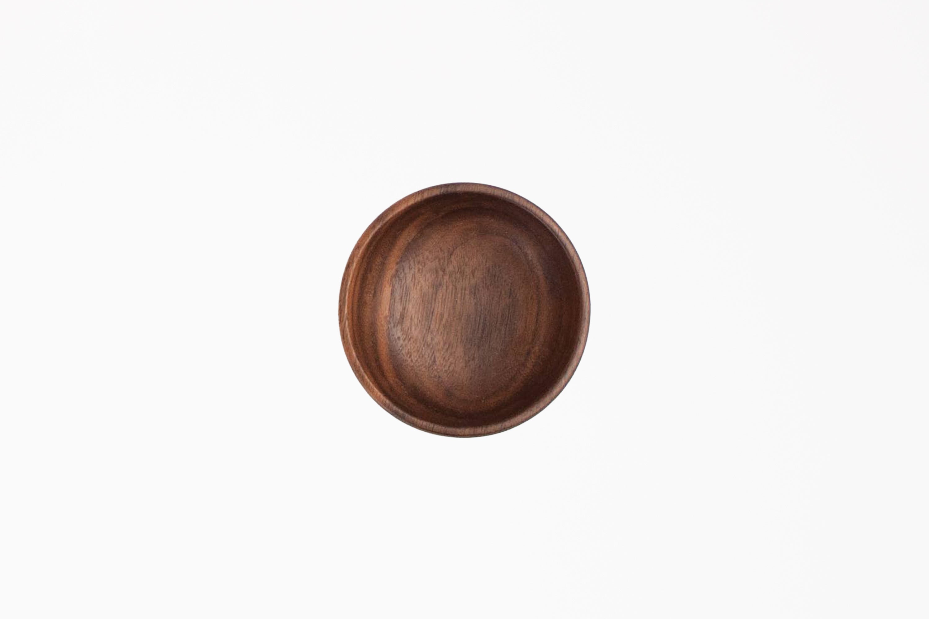 2" Walnut Condiment Cup