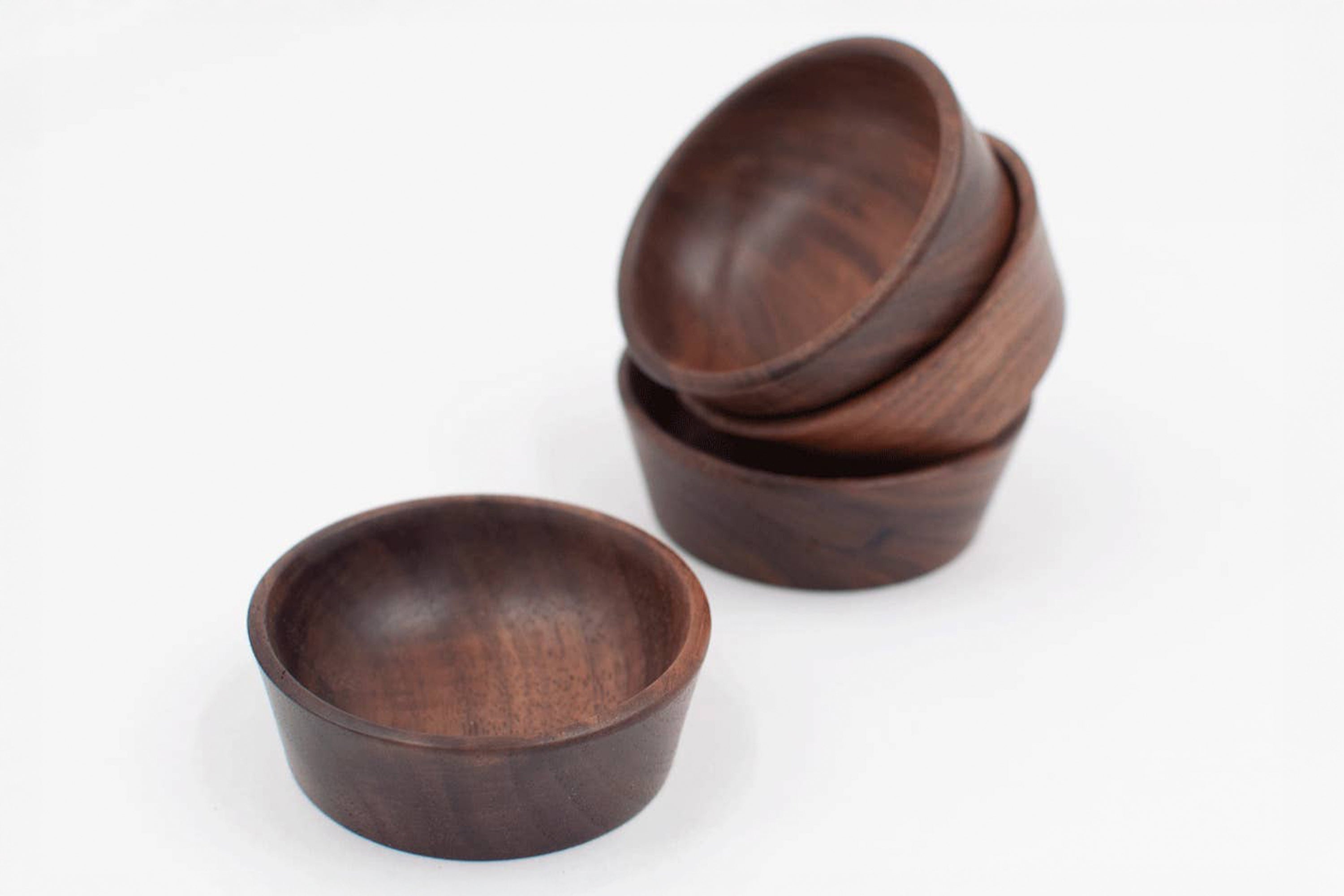 2" Walnut Condiment Cup