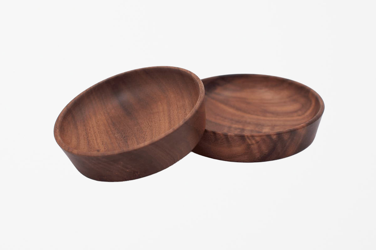 3.5" Walnut Condiment Cup