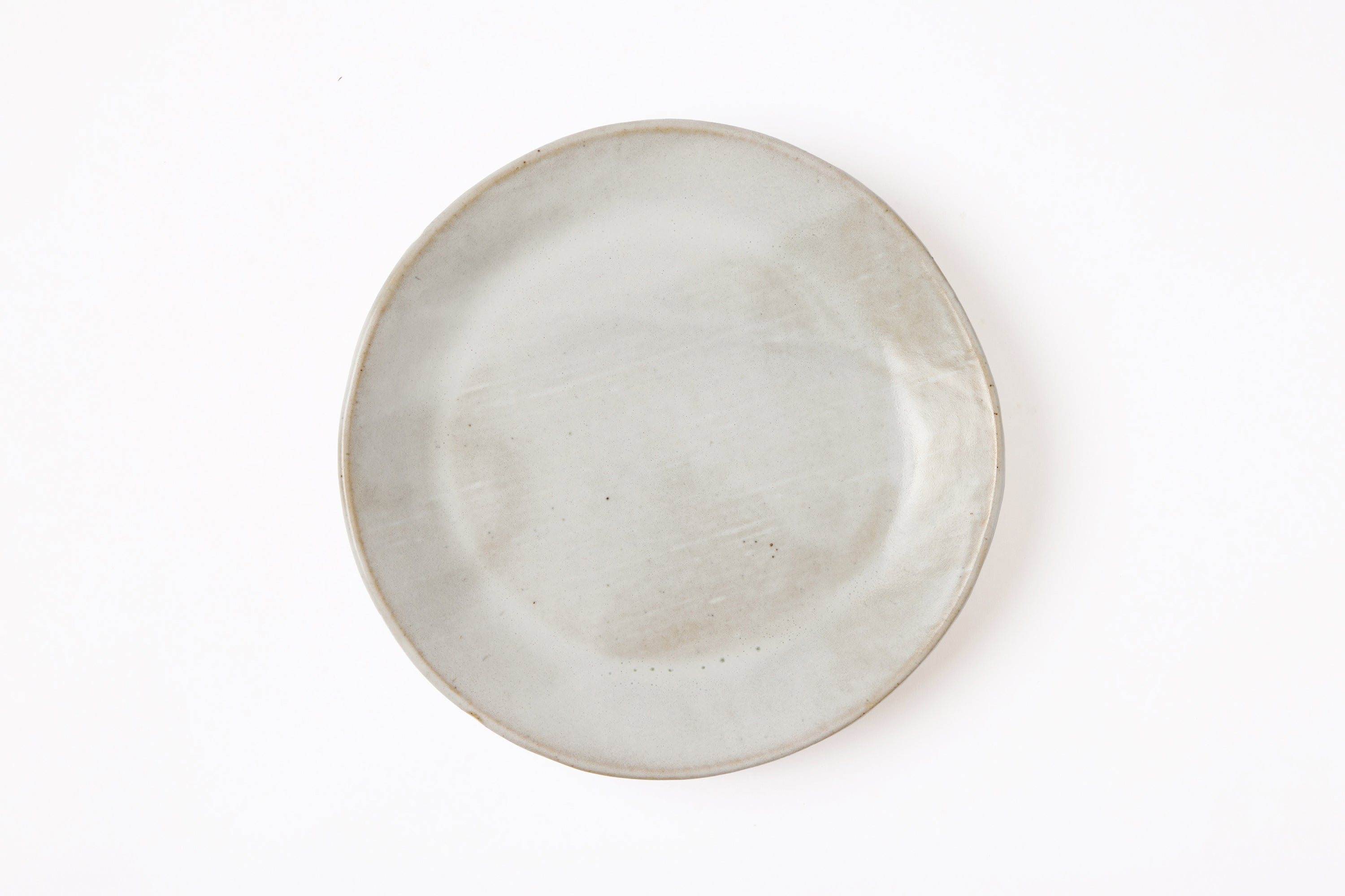 Len Carella - Pedestal Platter - Satin White