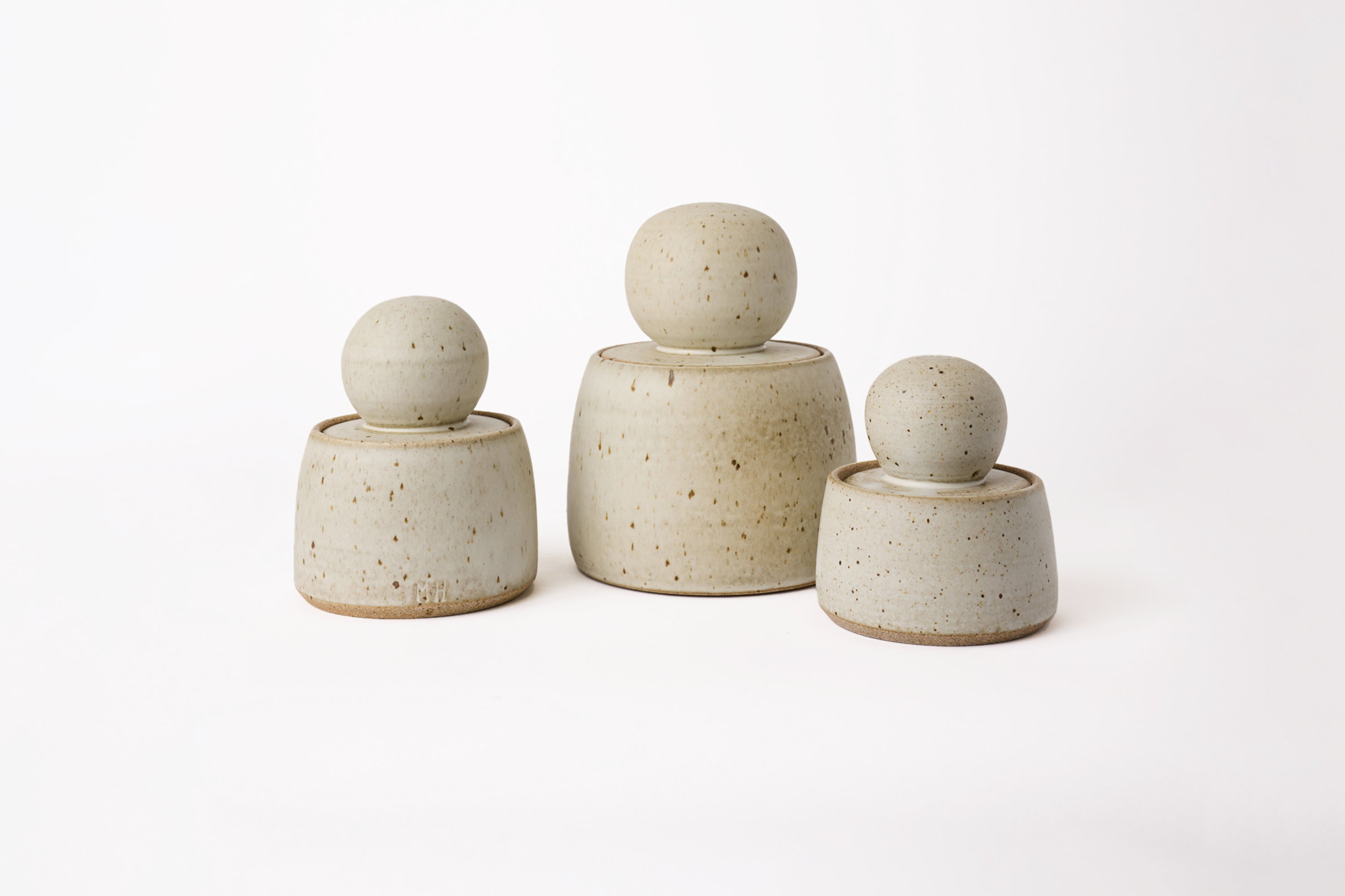 MH Ceramics - Stash Jar - Alabaster - S