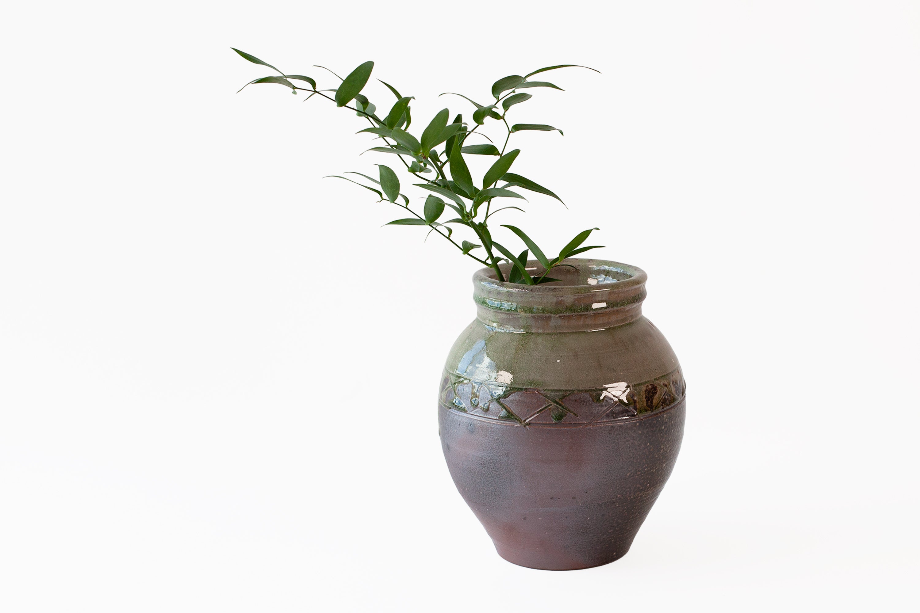 Soda-Fired Celadon Vase