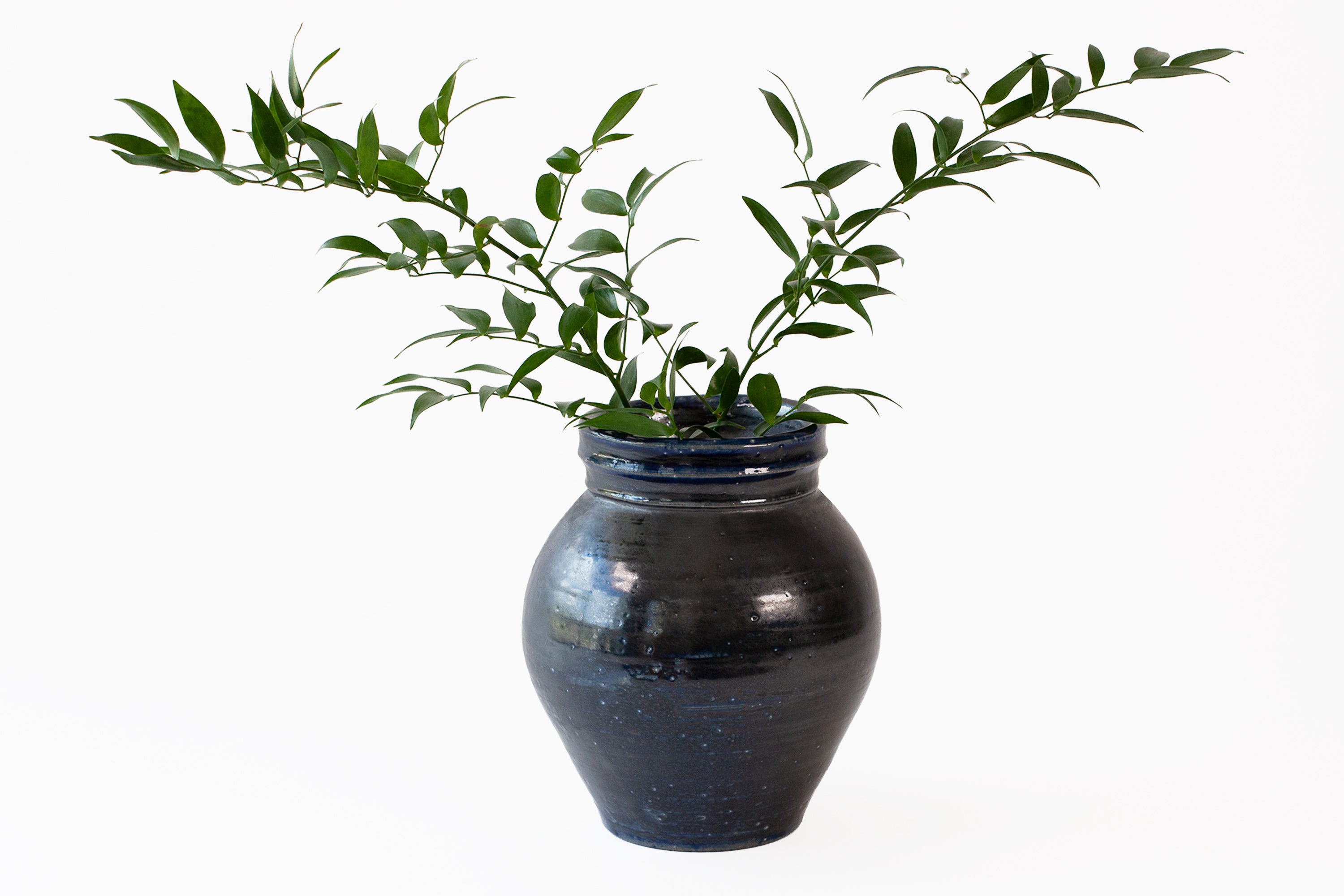 Soda-Fired Cobalt Vase