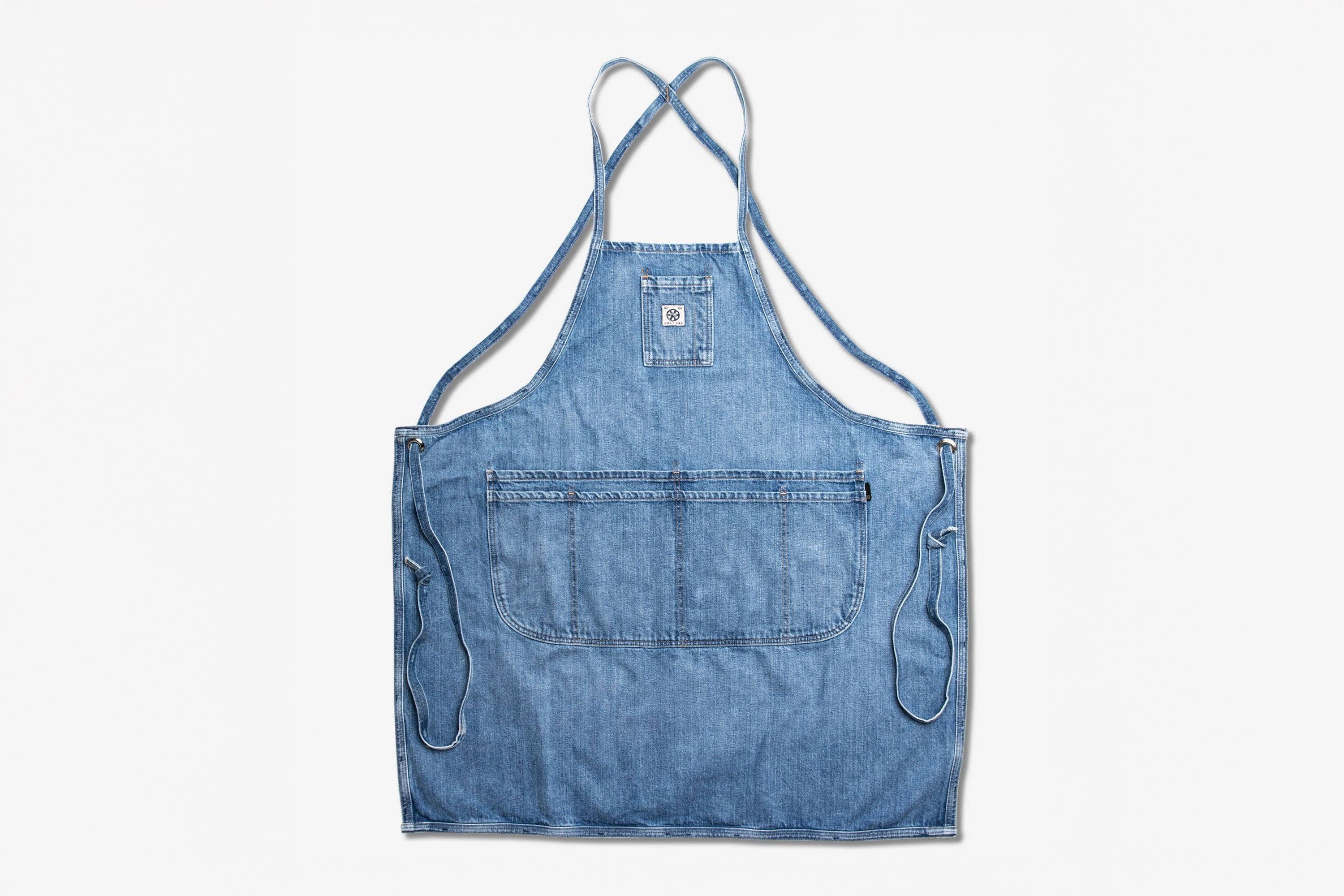 Mi Cocina - Classic Denim Apron - Light Vintage