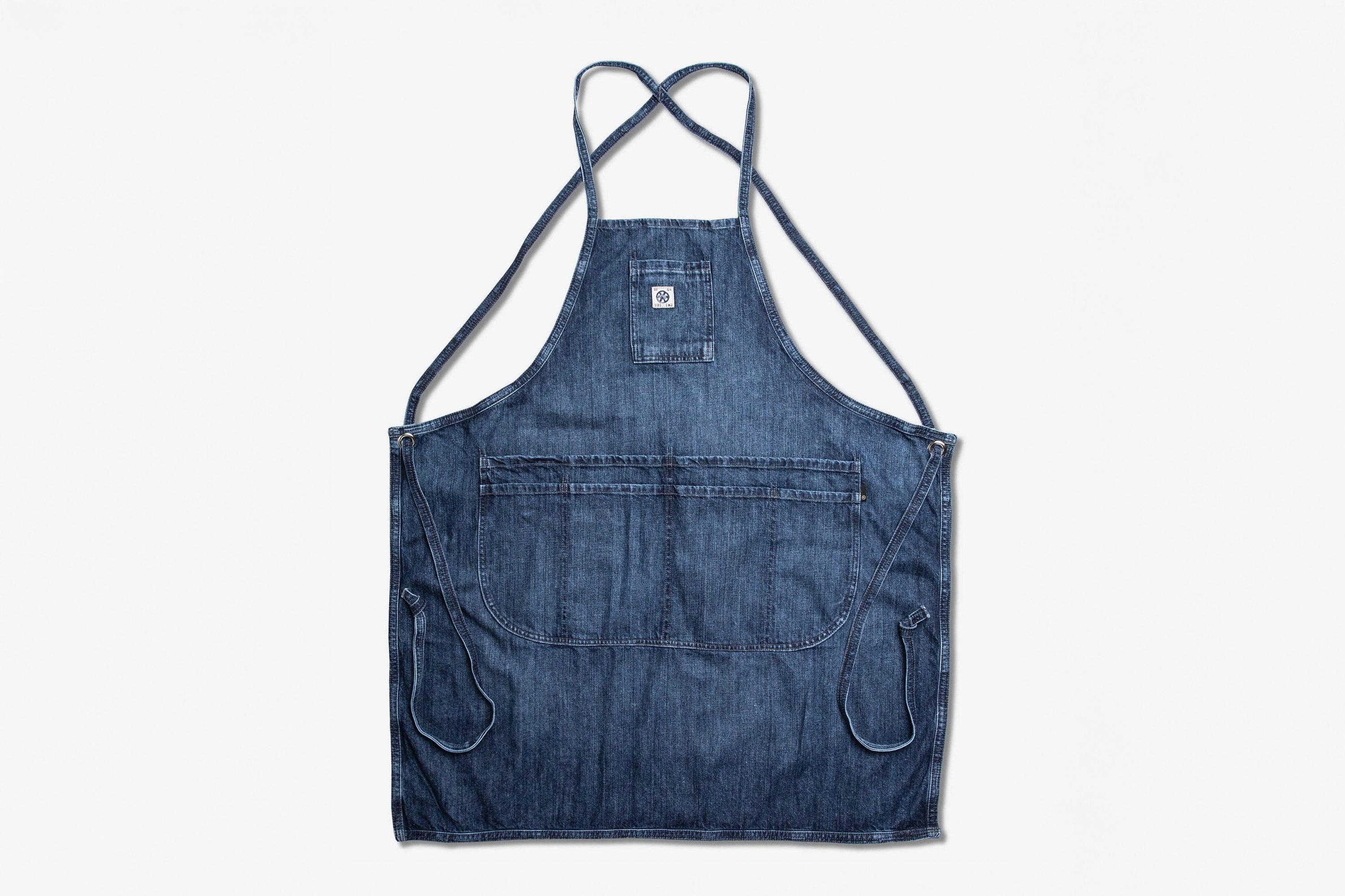 Mi Cocina - Denim Classic Apron - Medium Vintage