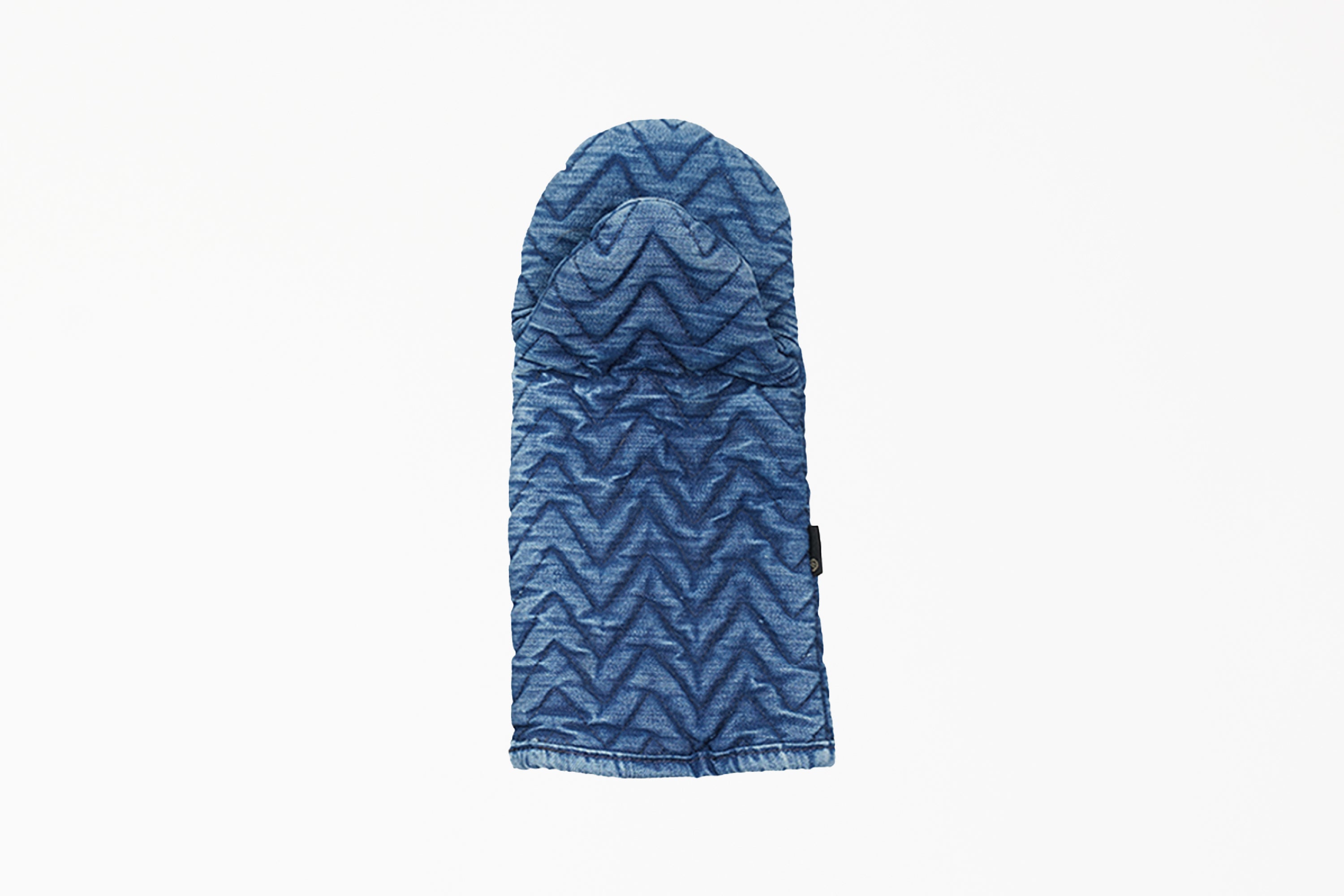 Herringbone Denim Oven Mitt - Medium Vintage