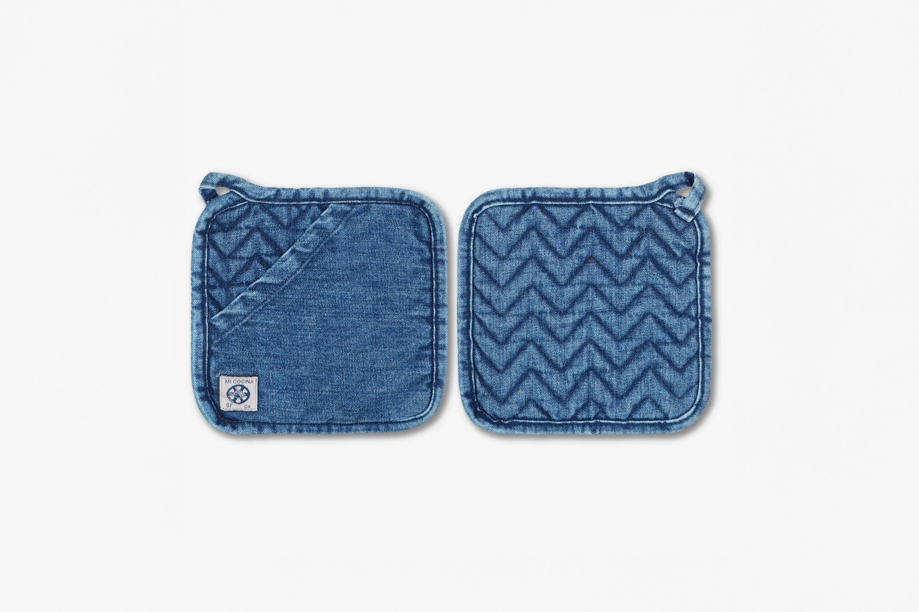 Mi Cocina - Herringbone Trivet / Pot Holder - Medium Vintage