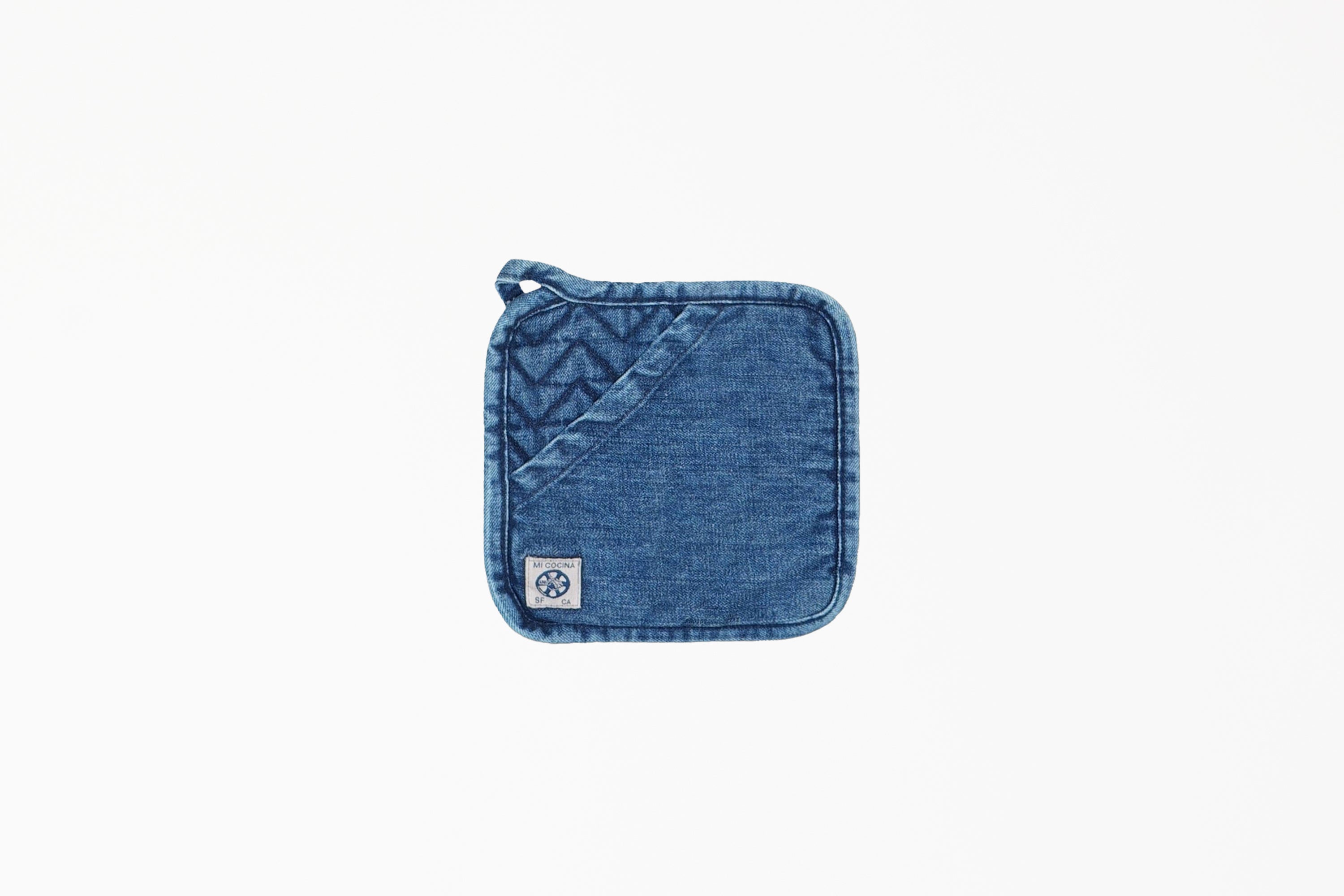 Herringbone Trivet / Pot Holder - Medium Vintage
